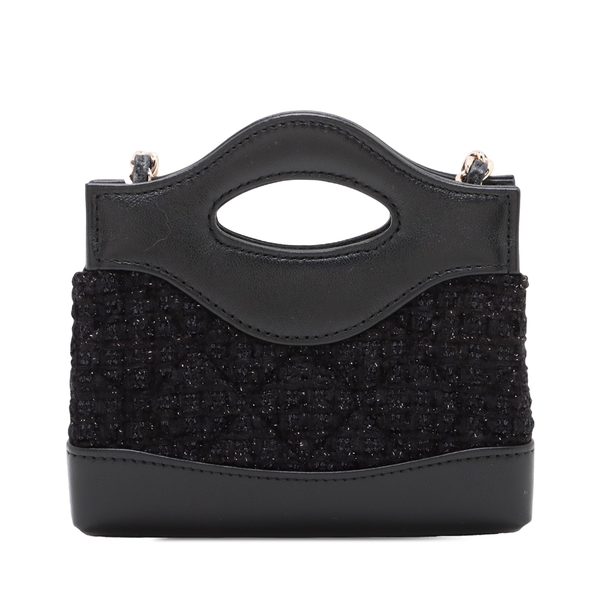 Chanel Nano Quilted Tweed Kelly Shopper Bag - image 2
