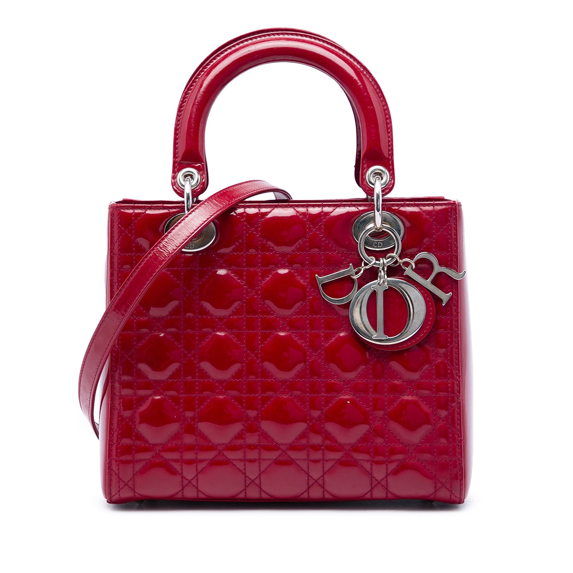 Dior Medium Patent Cannage Lady Dior - image 1