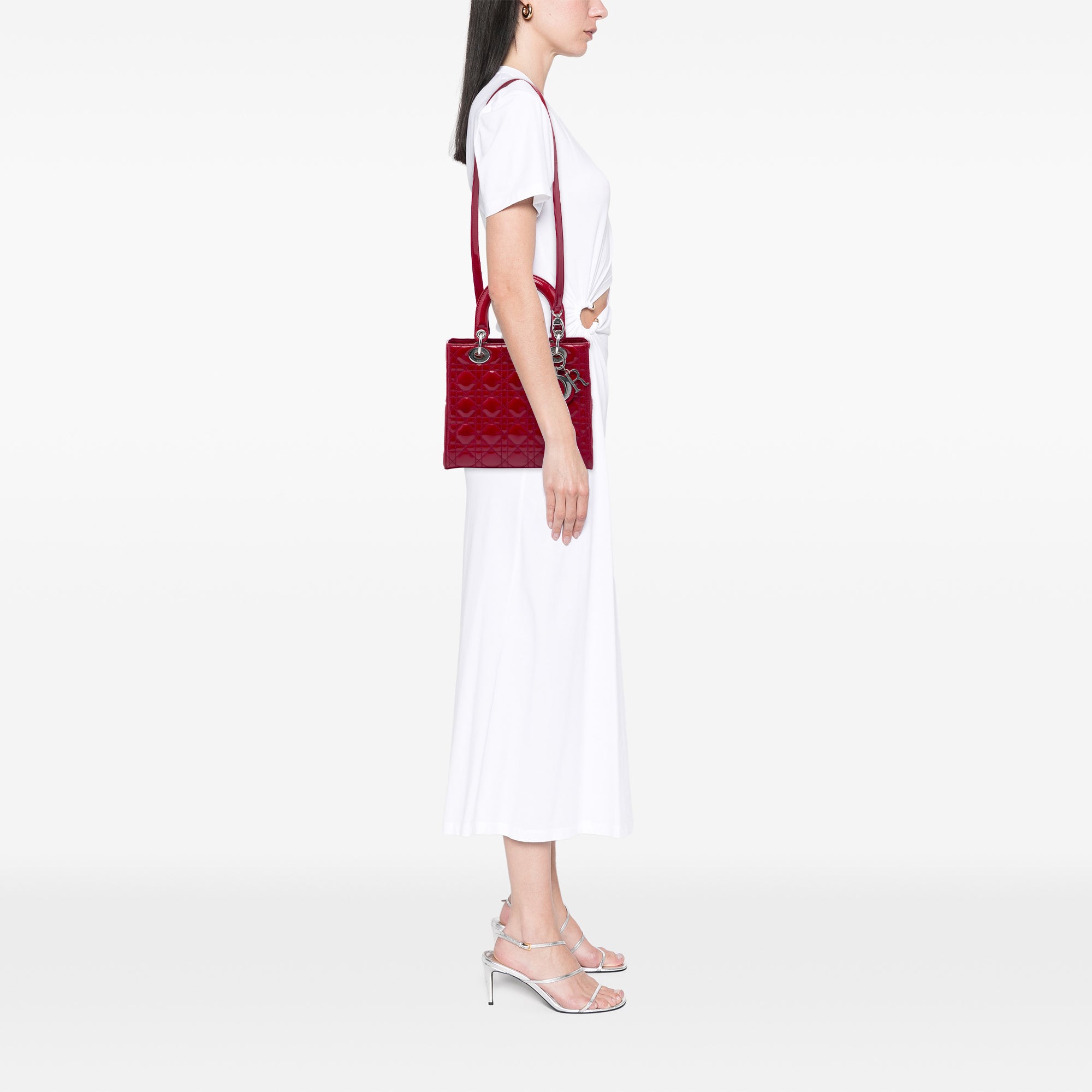 Dior Medium Patent Cannage Lady Dior - image 5
