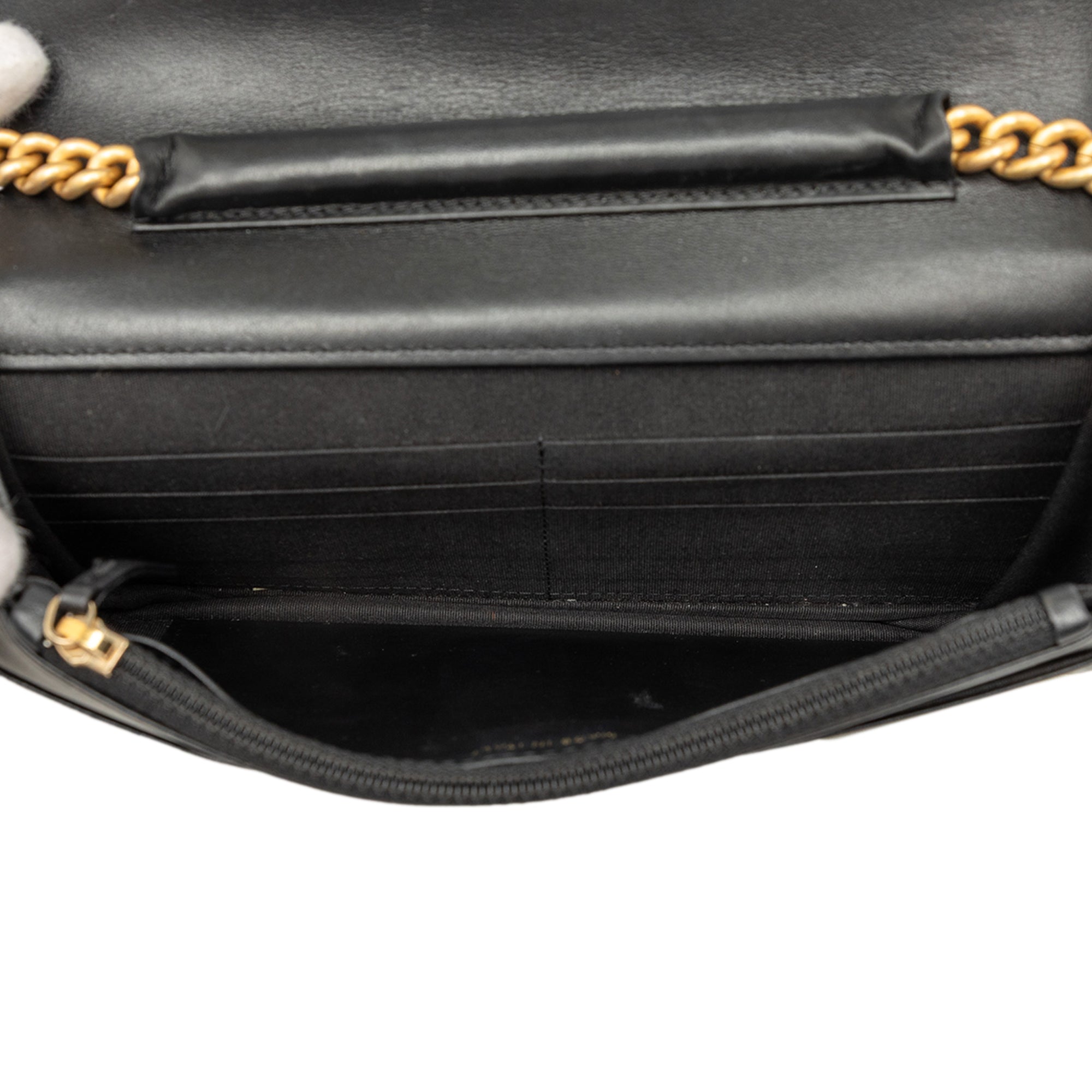 Chanel Quilted Caviar Boy Wallet on Chain - image 4