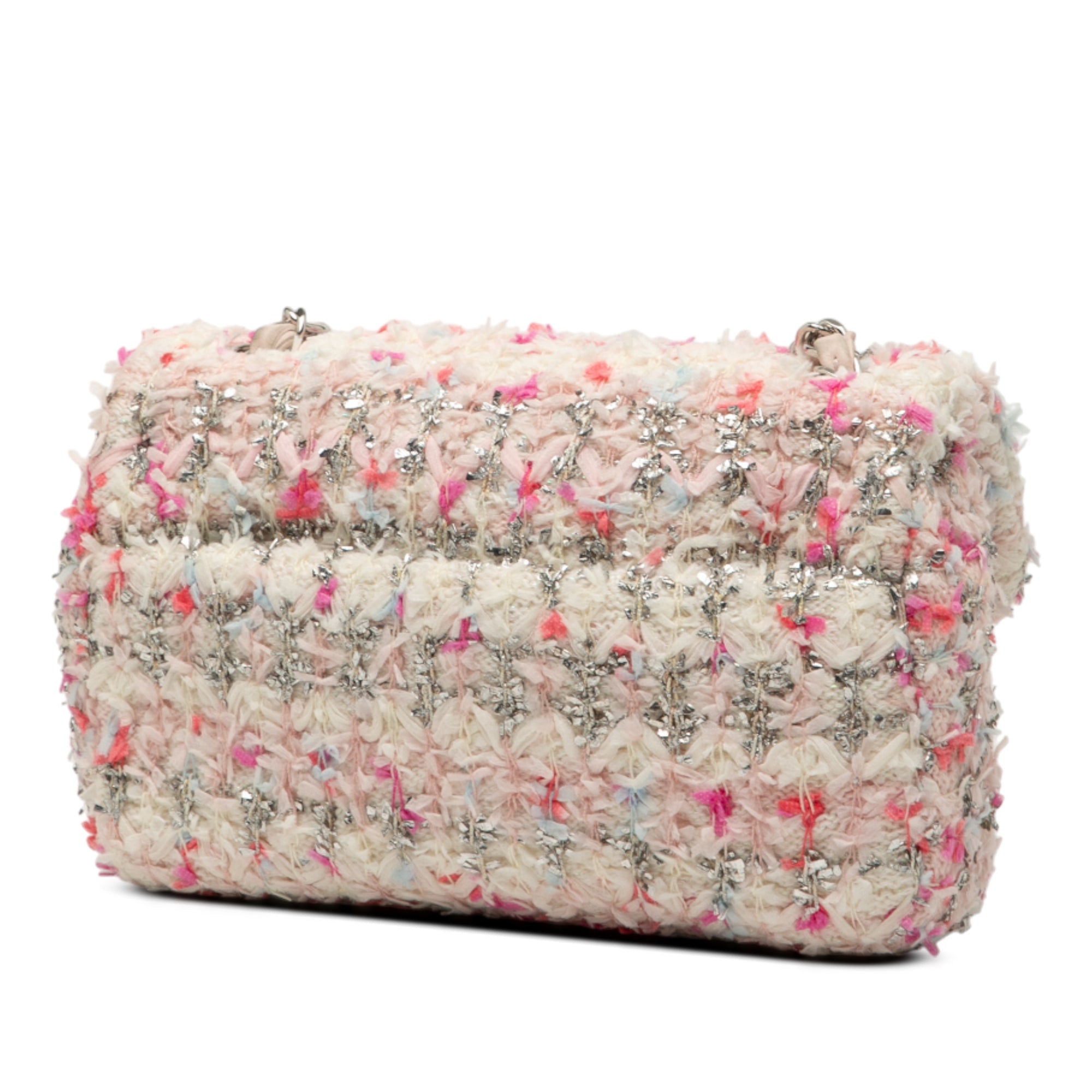 Chanel Mini Rectangular Classic Tweed Single Flap - image 2