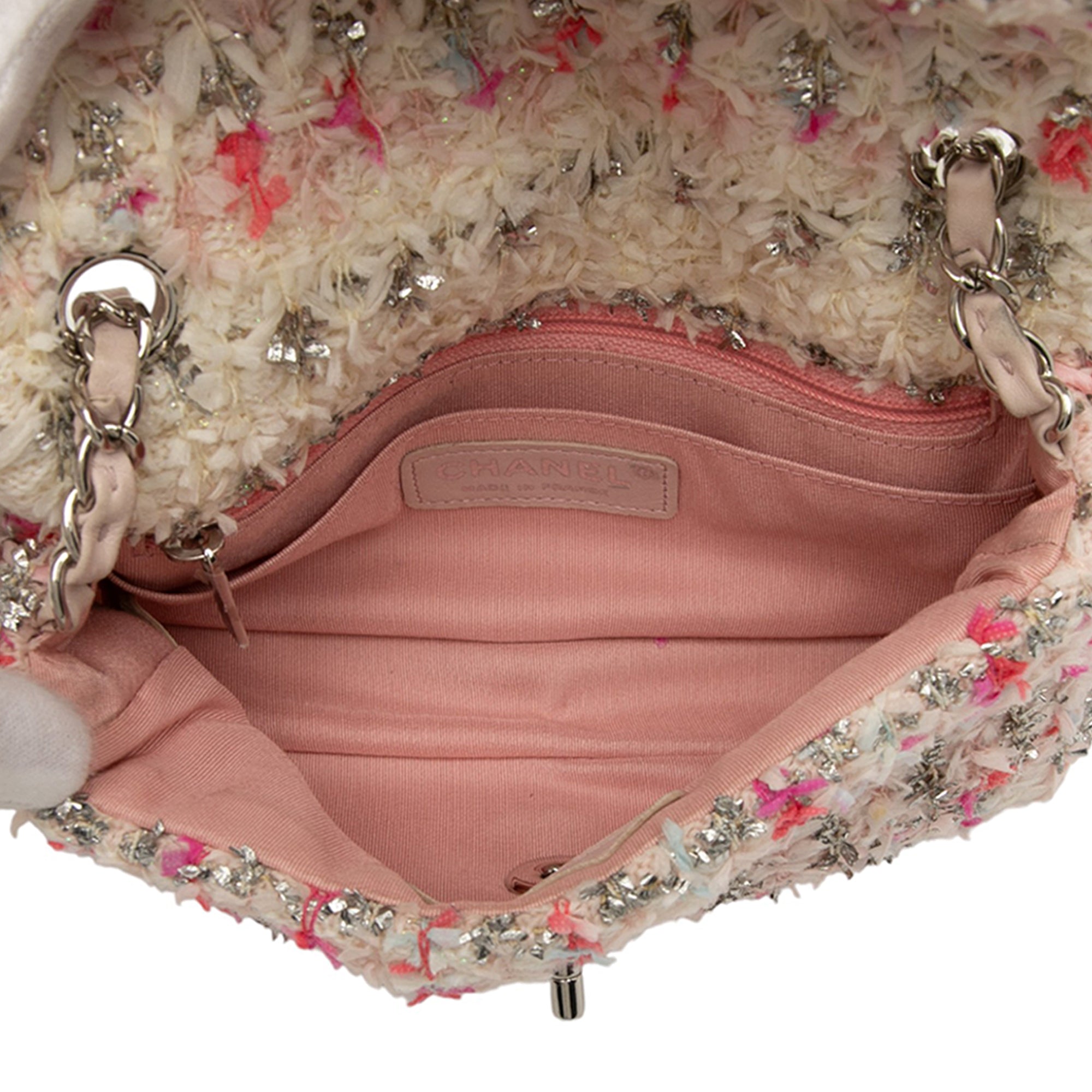 Chanel Mini Rectangular Classic Tweed Single Flap - image 4
