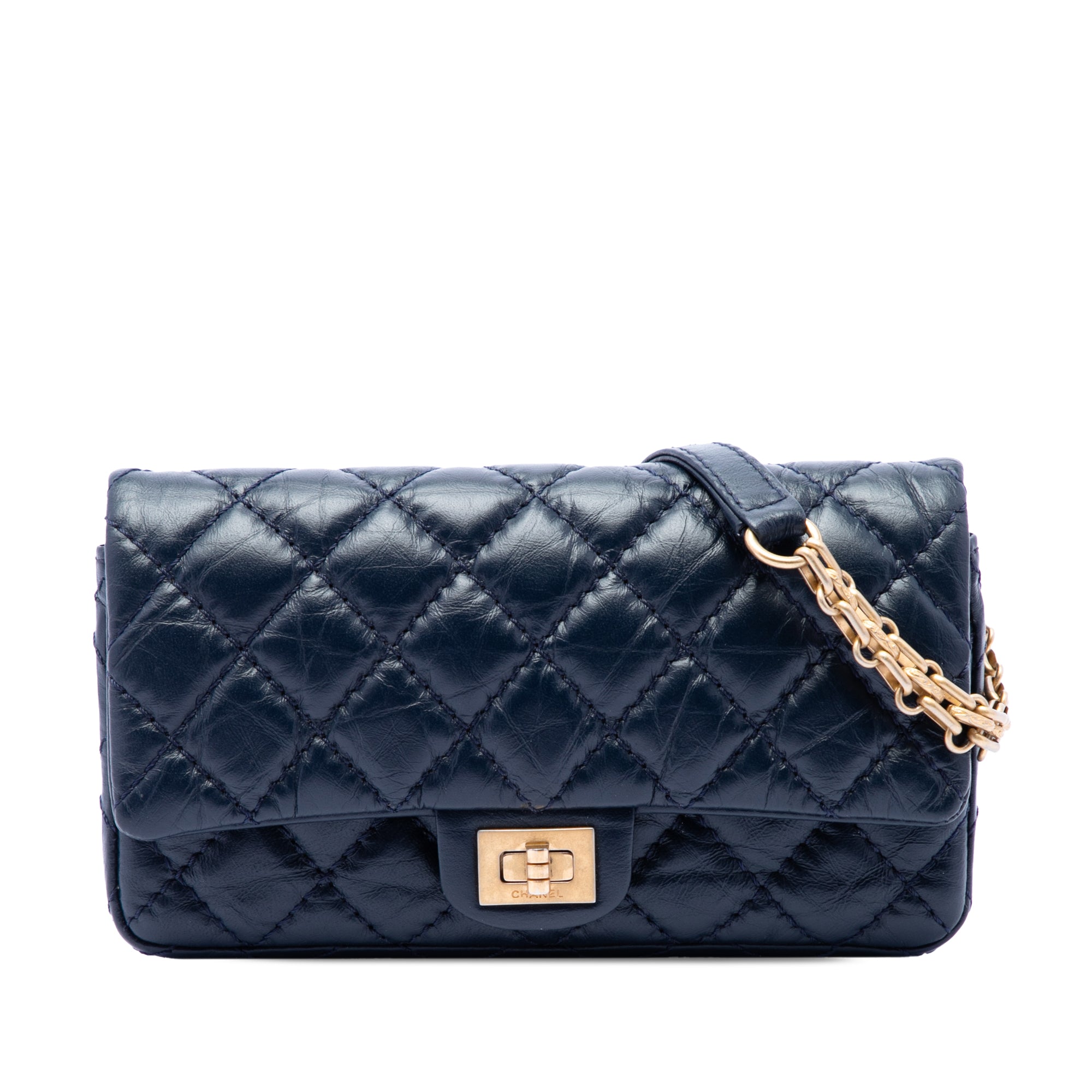Chanel Quilted Aged Calfskin Reissue 2.55 Belt Bag - image 1