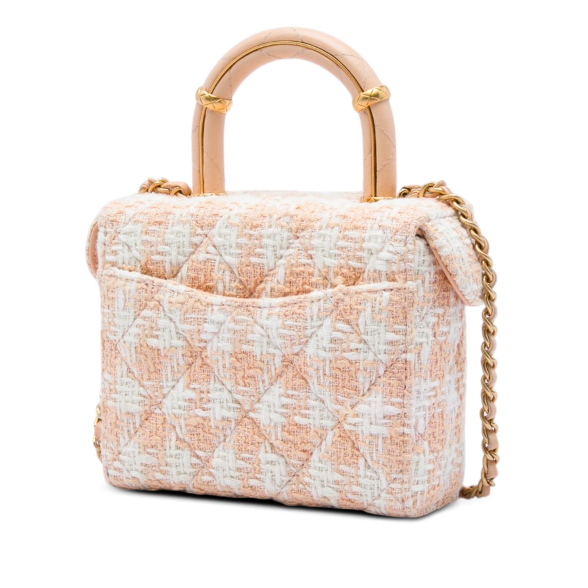 Chanel Mini Tweed Crush Top Handle Bag - image 2