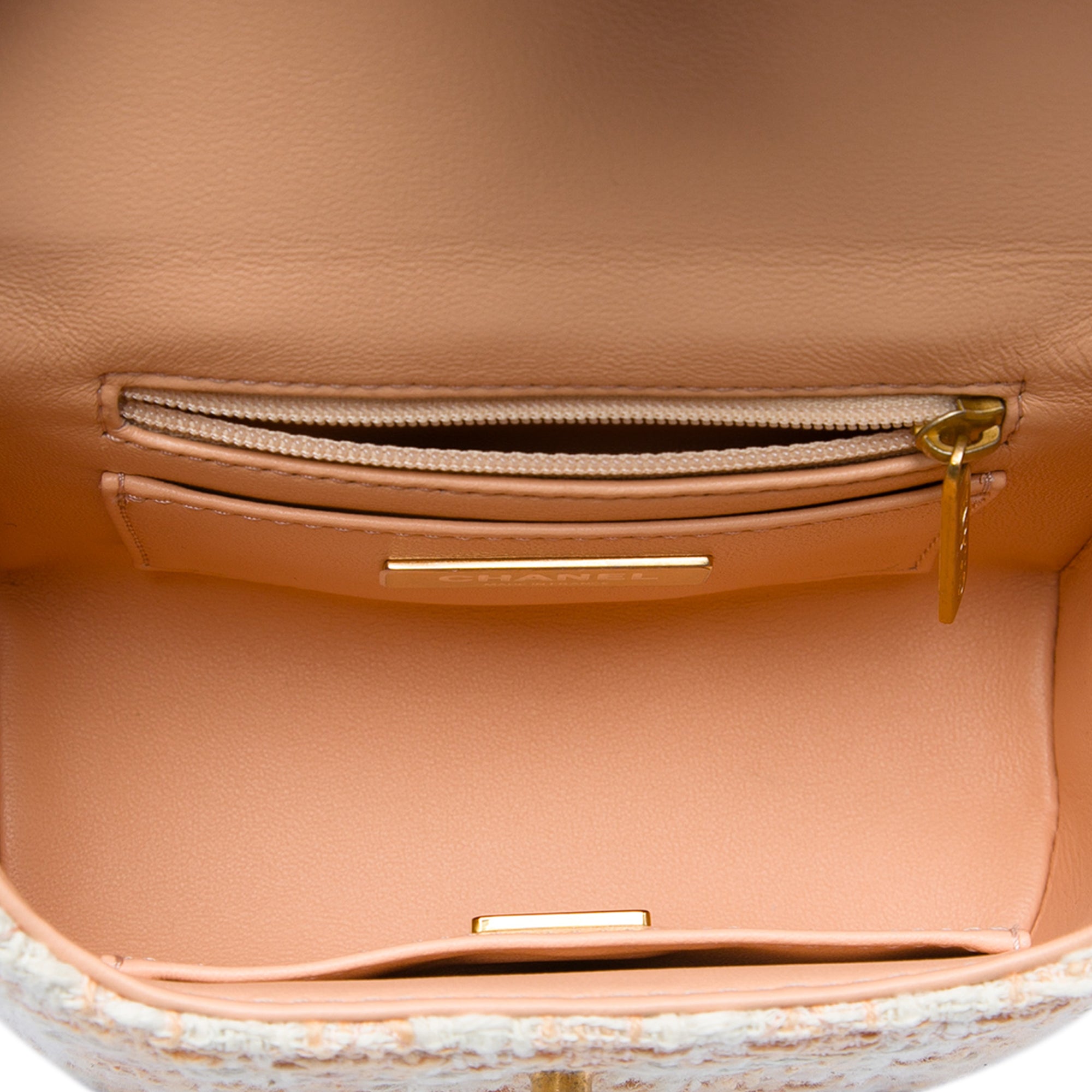 Chanel Mini Tweed Crush Top Handle Bag - image 4