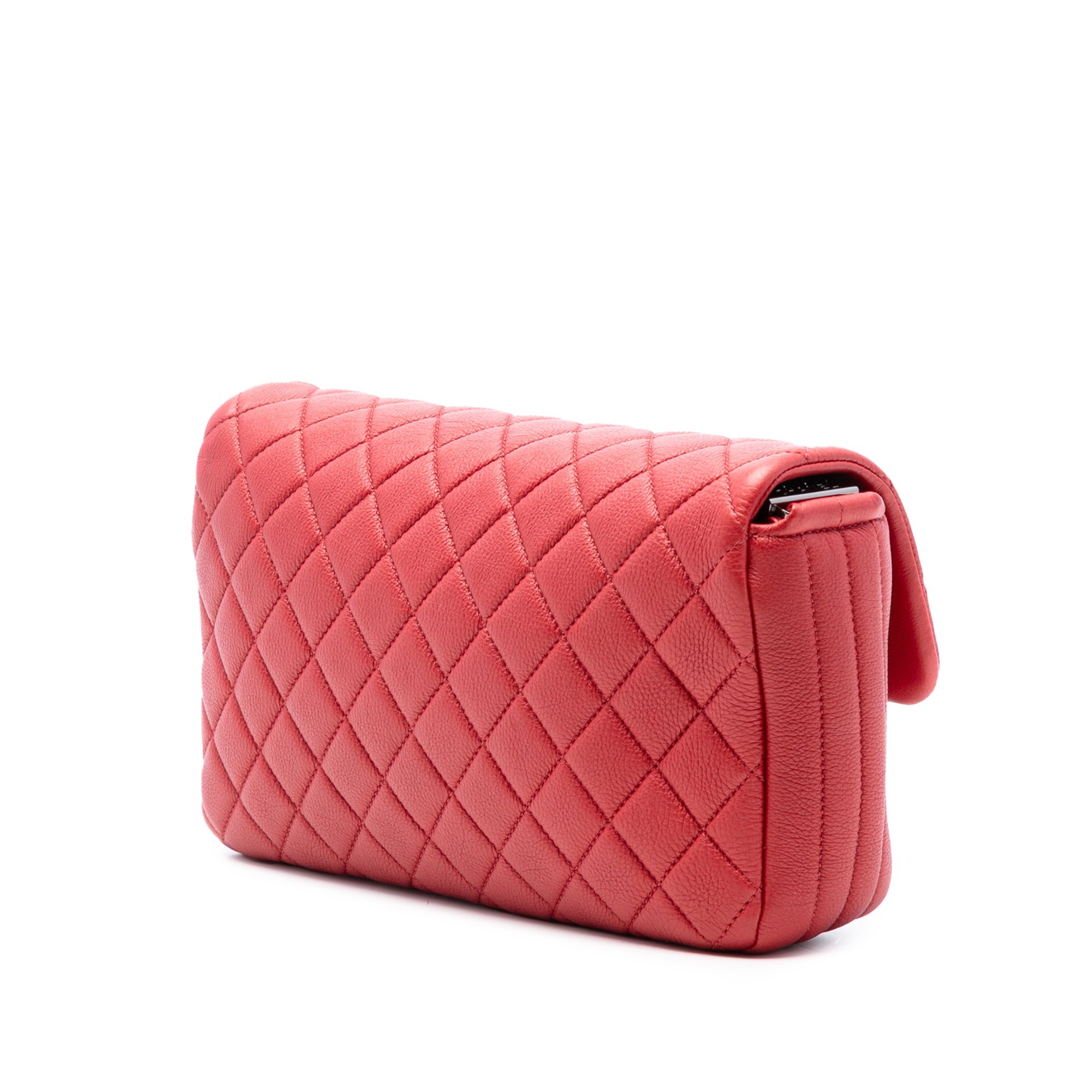 Chanel CC Quilted Calfskin Multi Chain Flap - image 2
