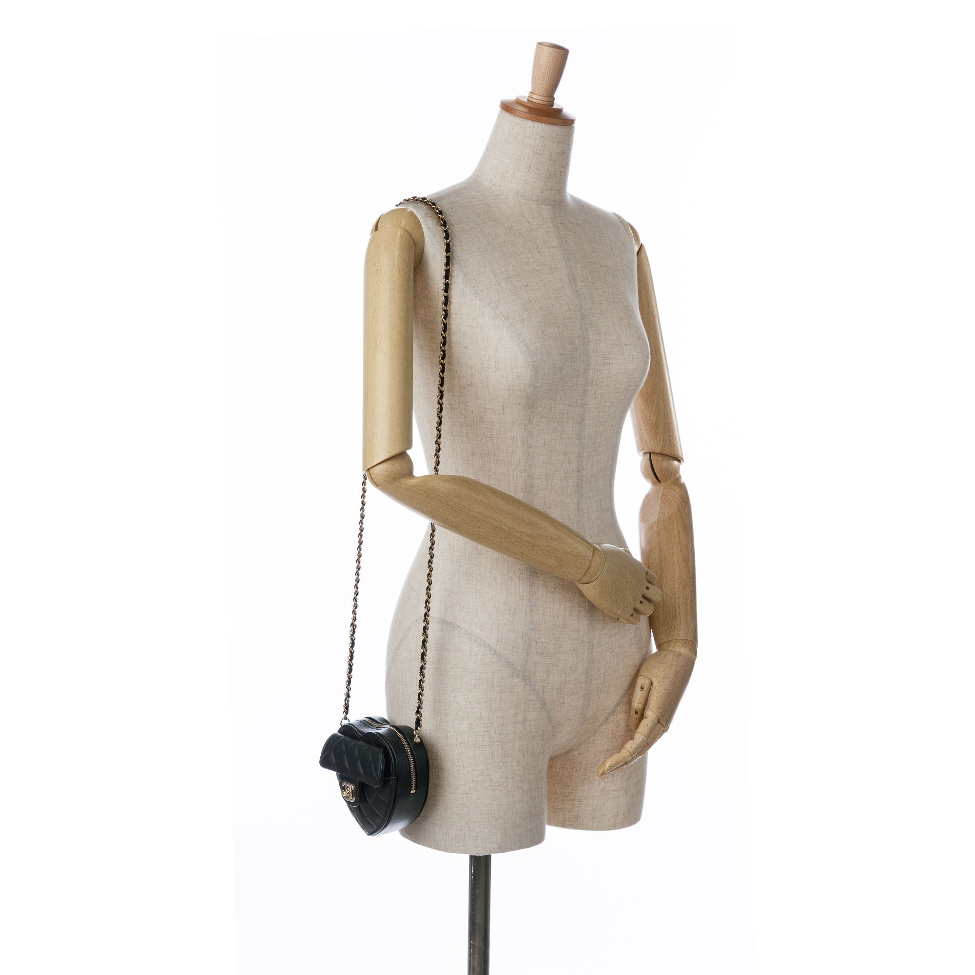 Chanel Mini Lambskin CC in Love Heart Crossbody - image 9