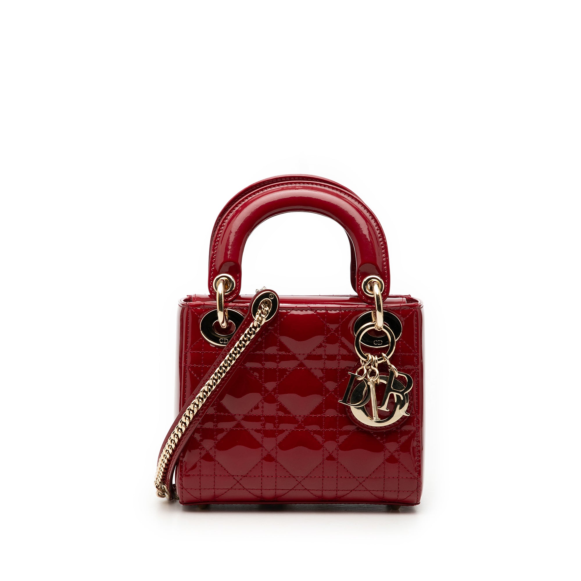 Dior Mini Patent Cannage Lady Dior - image 1