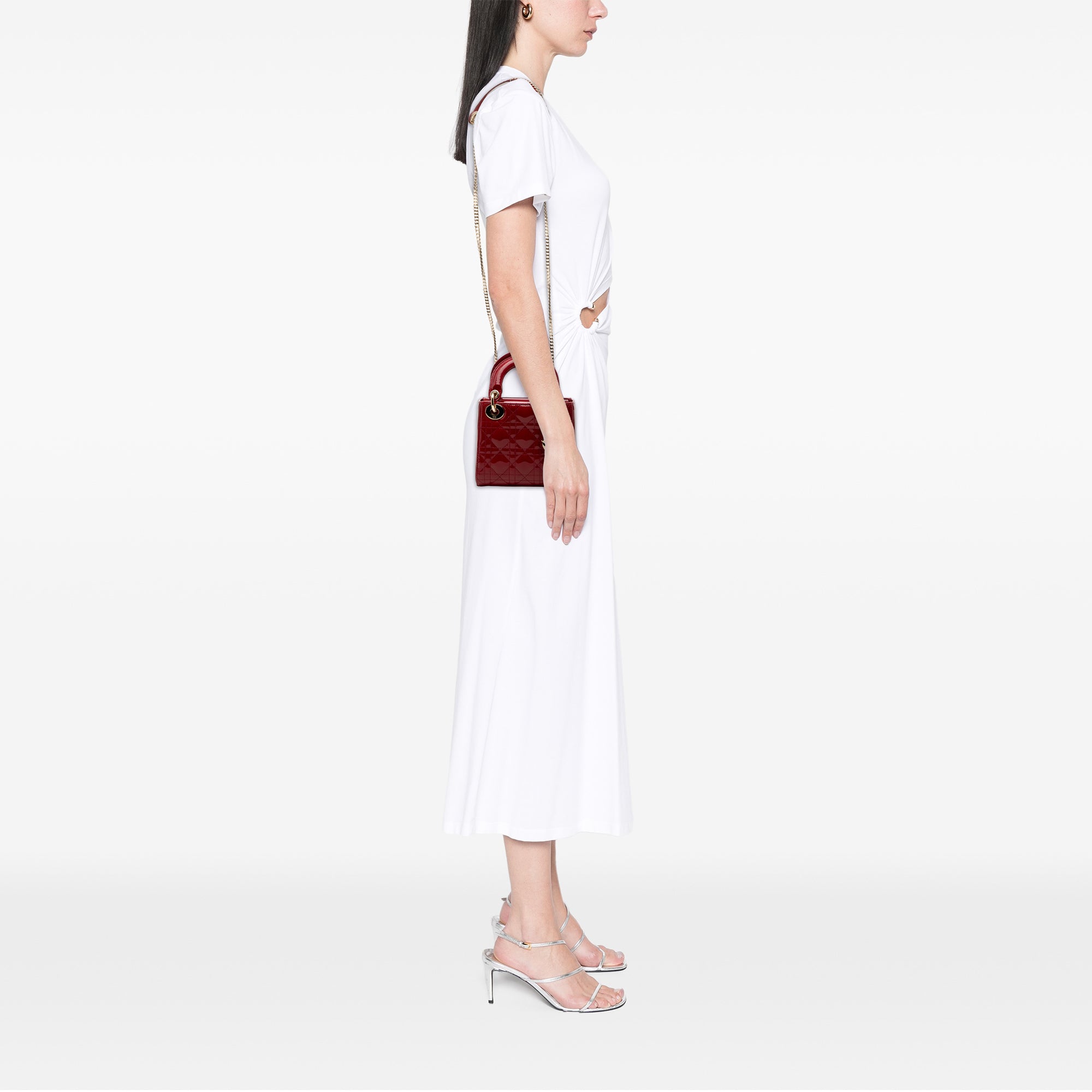 Dior Mini Patent Cannage Lady Dior - image 7