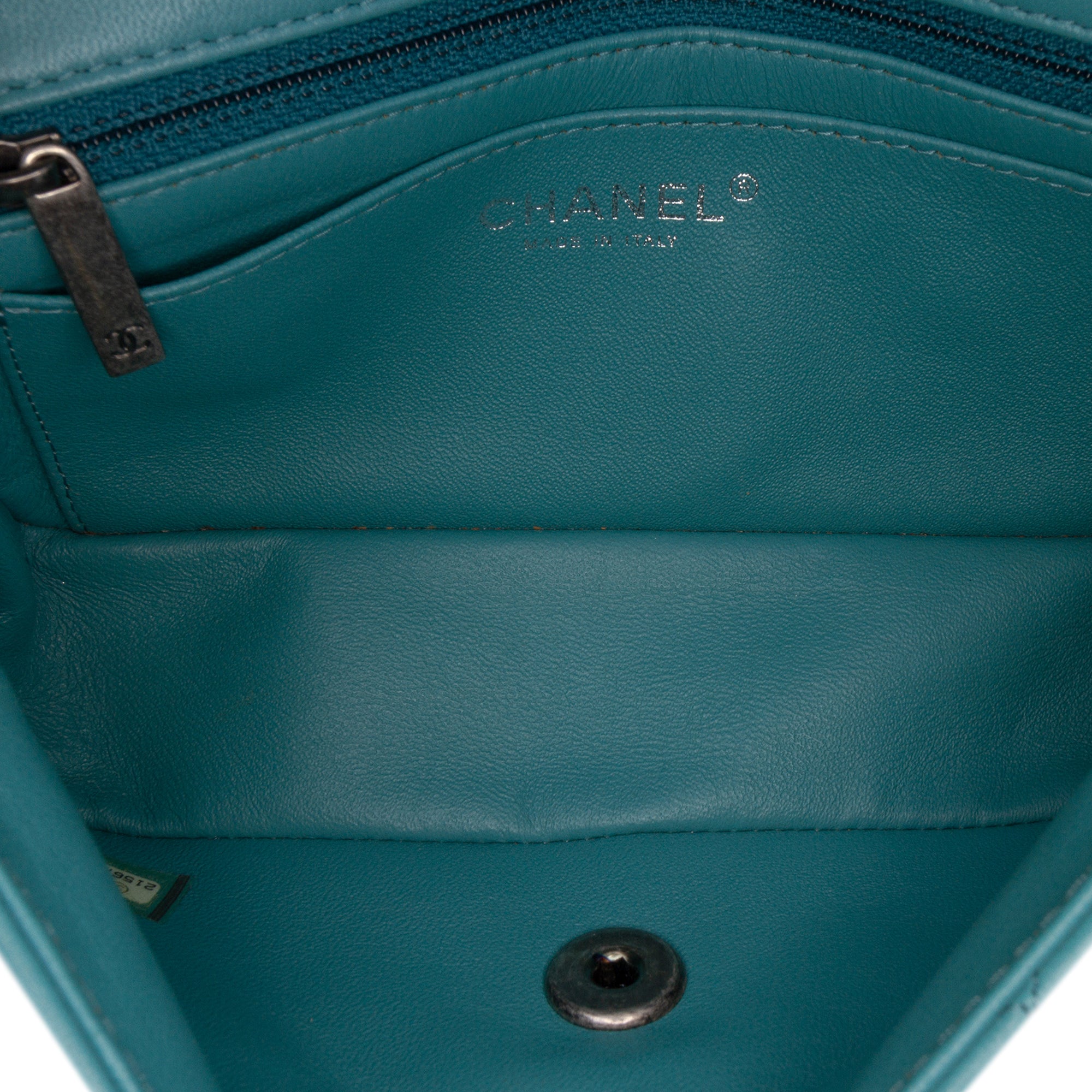 Chanel Mini Rectangular Classic Tricolor Lambskin Single Flap - image 4