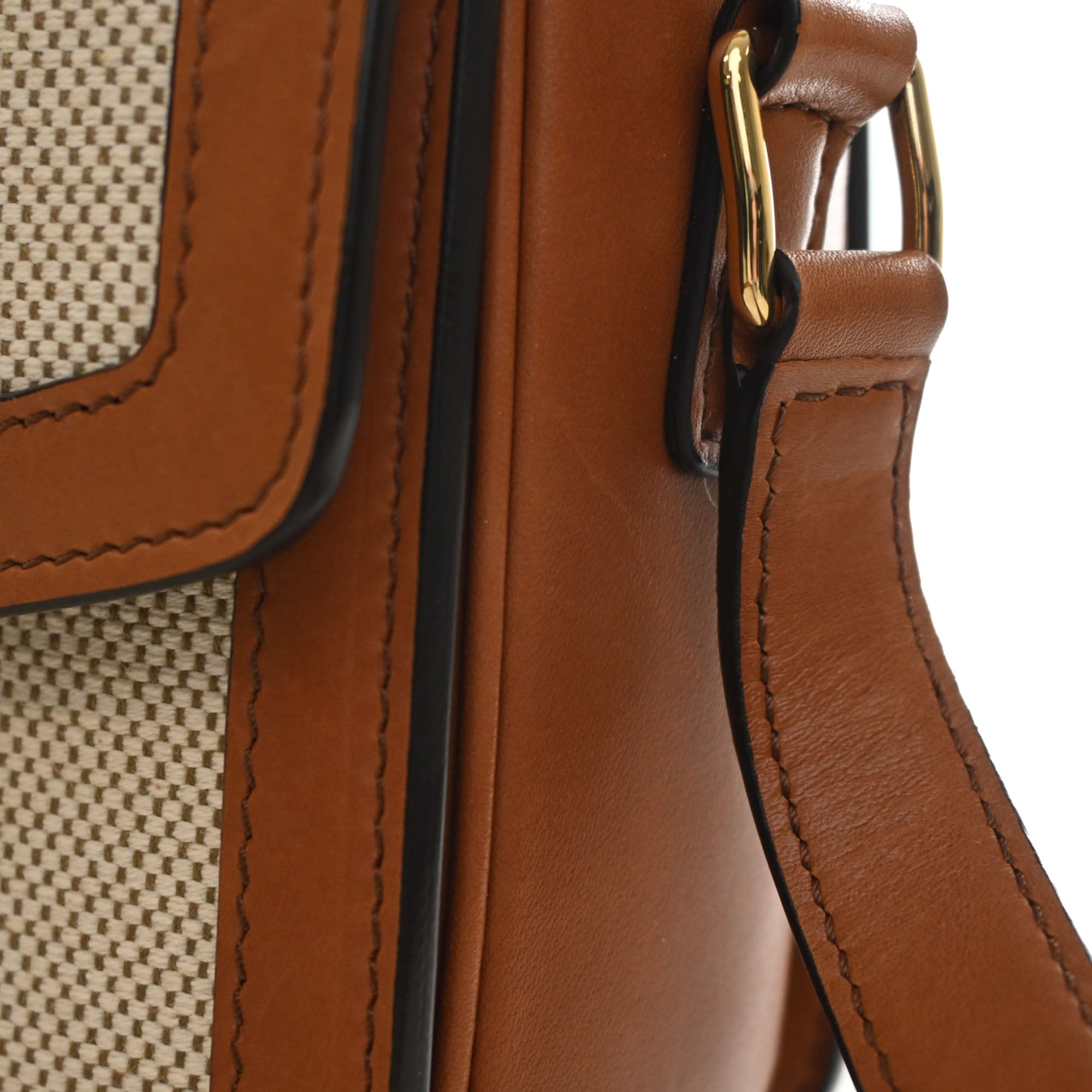 Celine Teen Canvas and Calfskin Triomphe Crossbody - image 11