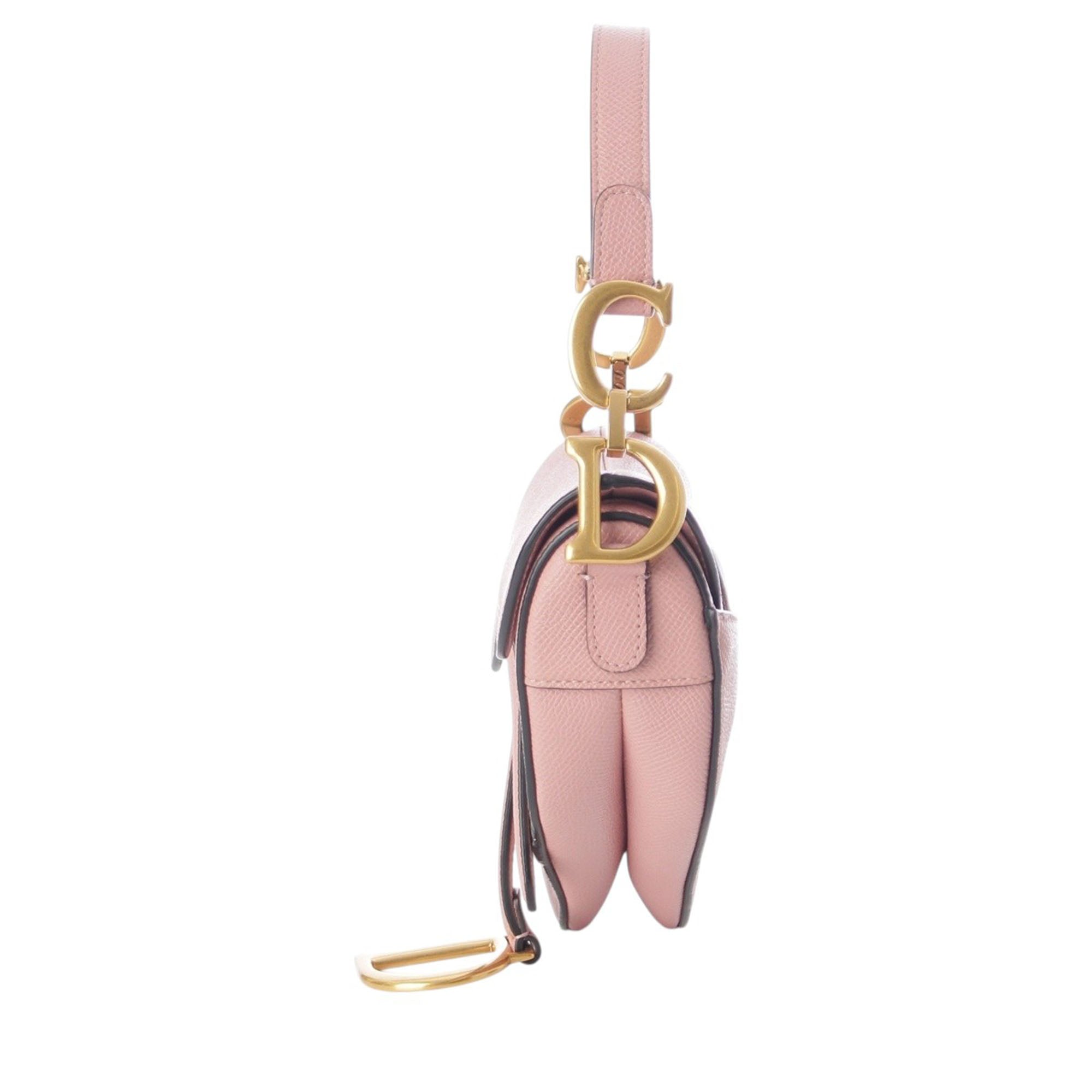 Dior Mini Grained Calfskin Saddle Bag - image 8