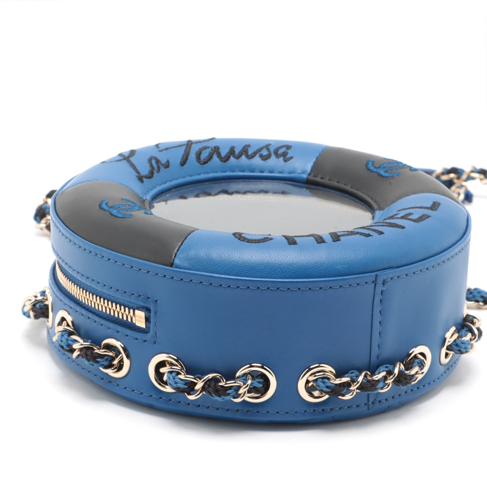 Chanel Lambskin La Pausa Coco Lifesaver Round Crossbody - image 7