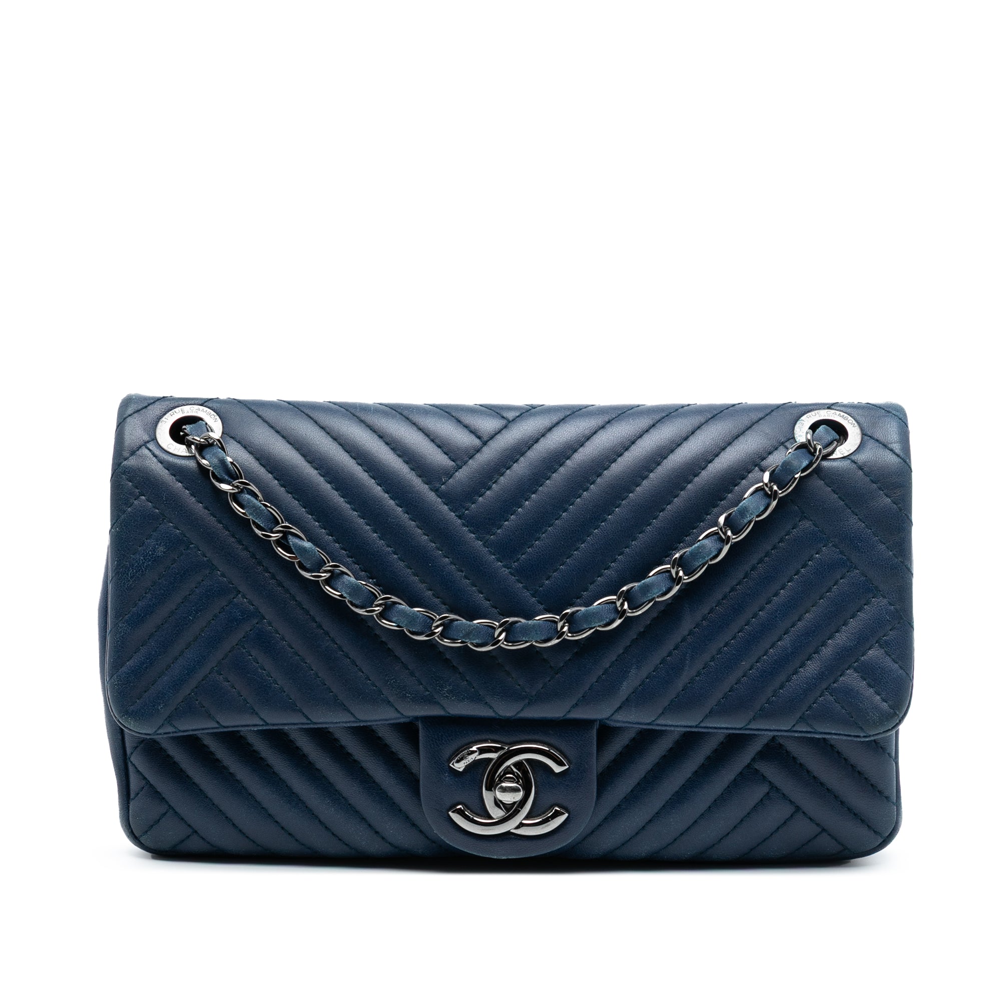 Chanel Small Lambskin CC Crossing Flap - image 1