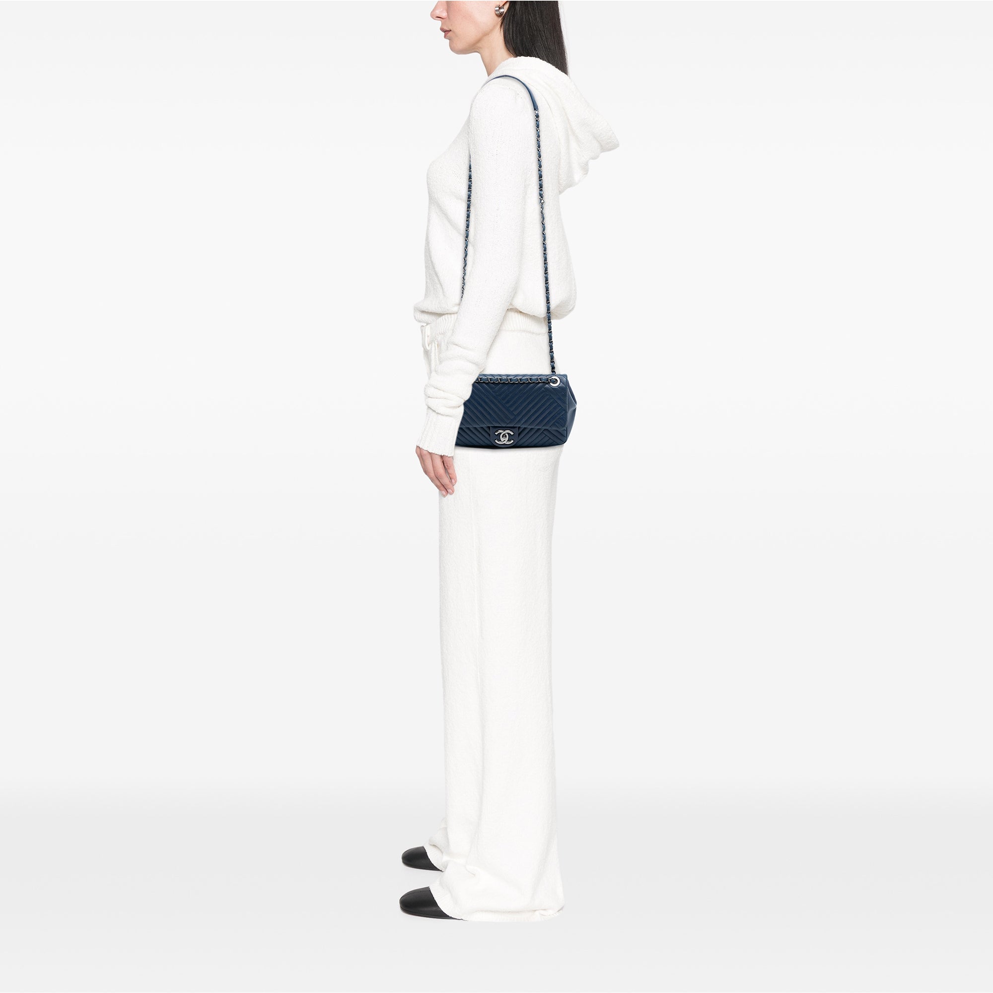 Chanel Small Lambskin CC Crossing Flap - image 7