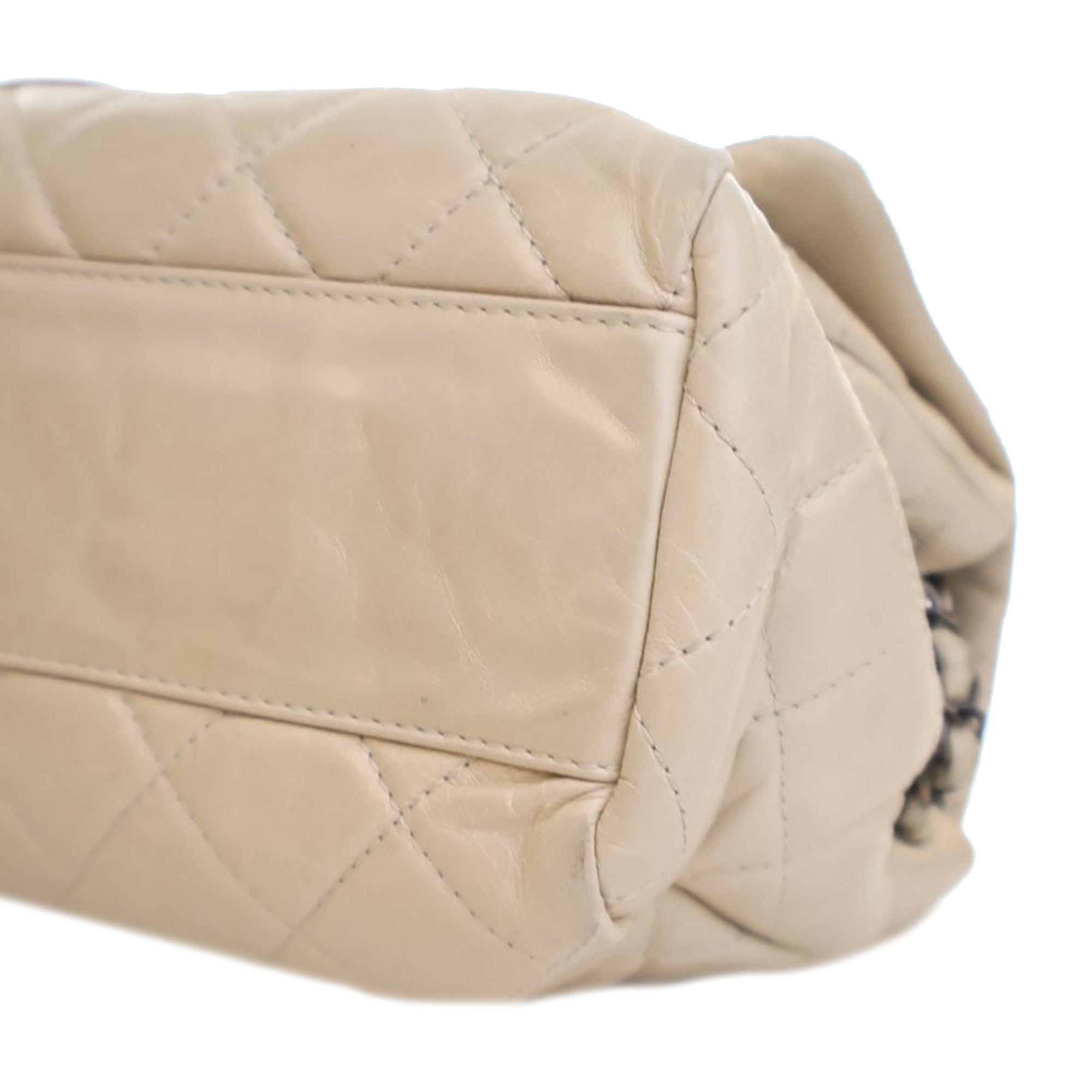 Chanel Large Quilted Glazed Calfskin Coco Soft Flap - image 11