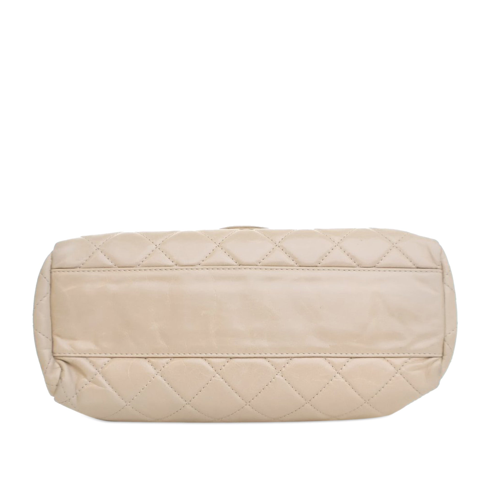 Chanel Large Quilted Glazed Calfskin Coco Soft Flap - image 4