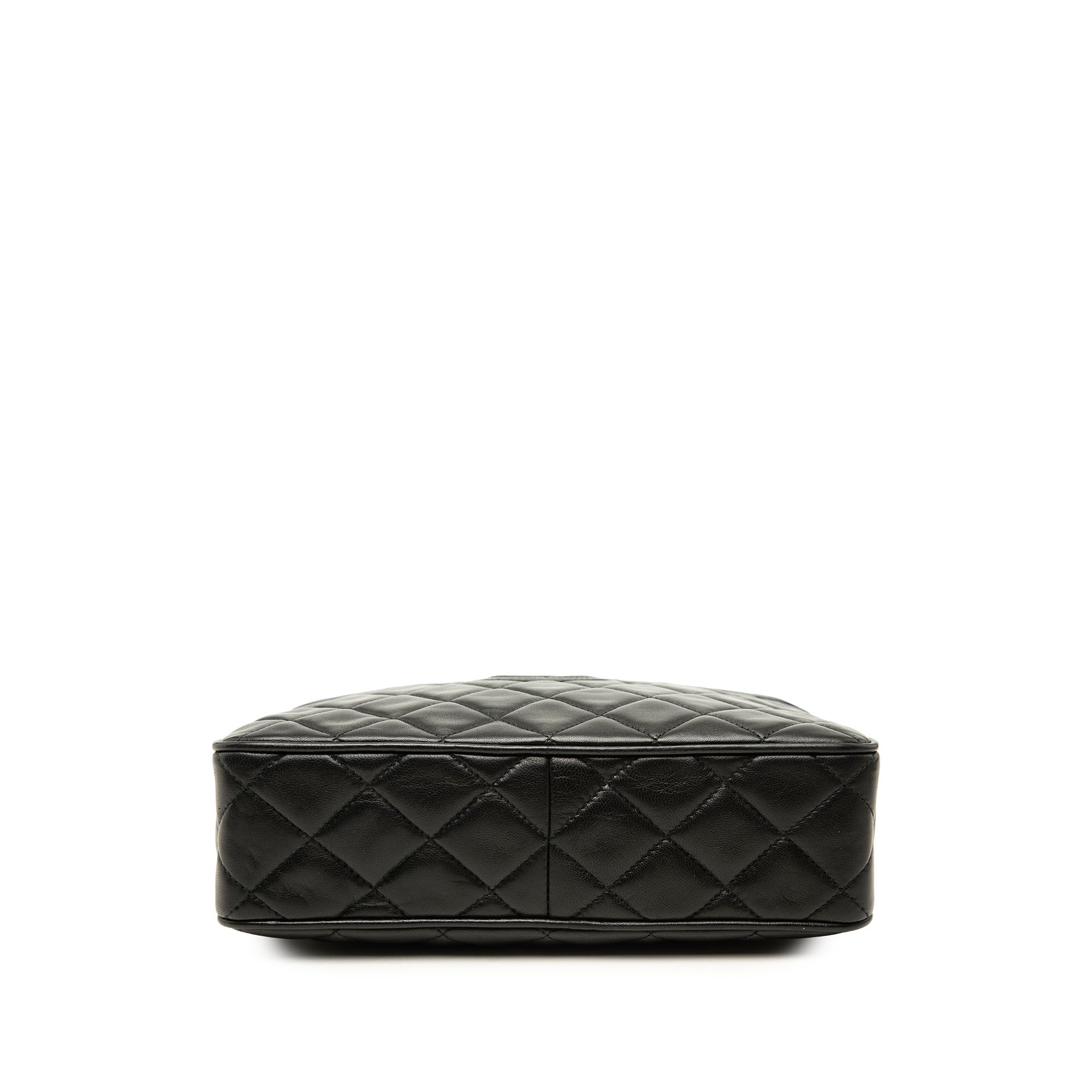 Chanel CC Quilted Lambskin Tassel Camera Bag - image 3