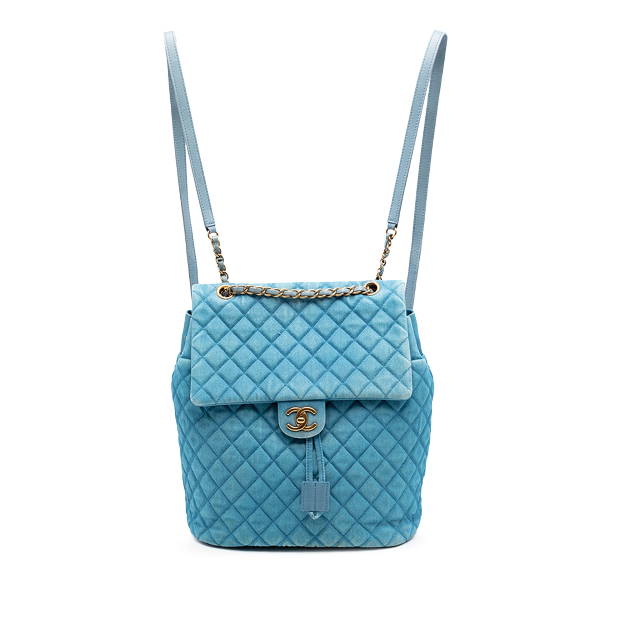 Chanel Large Denim Urban Spirit Backpack - image 1