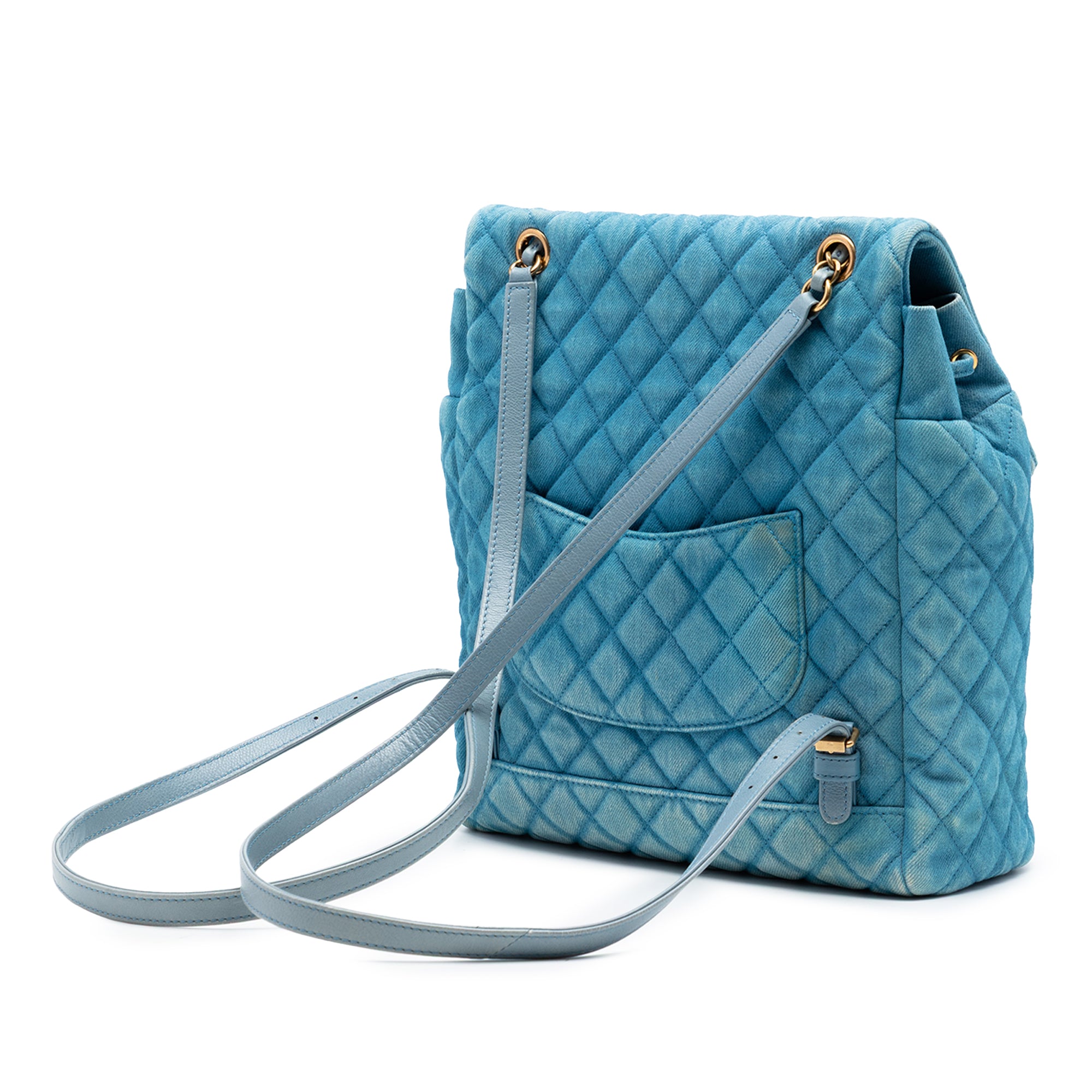 Chanel Large Denim Urban Spirit Backpack - image 2