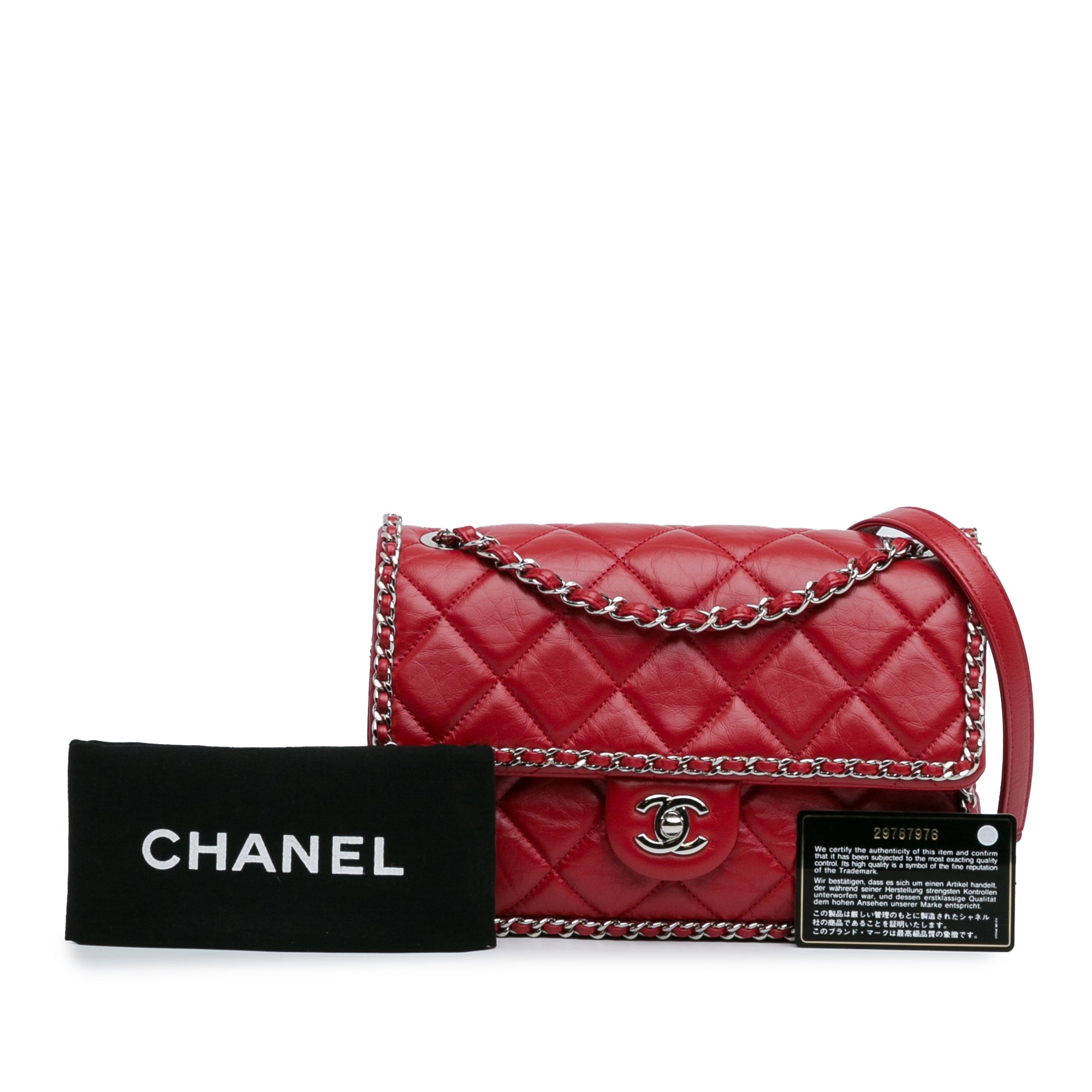 Chanel Running Chain Flap Bag - image 10
