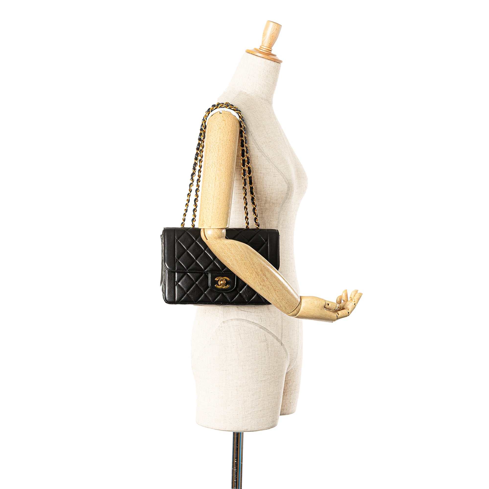 Chanel Medium CC Quilted Lambskin Border Single Flap - image 12
