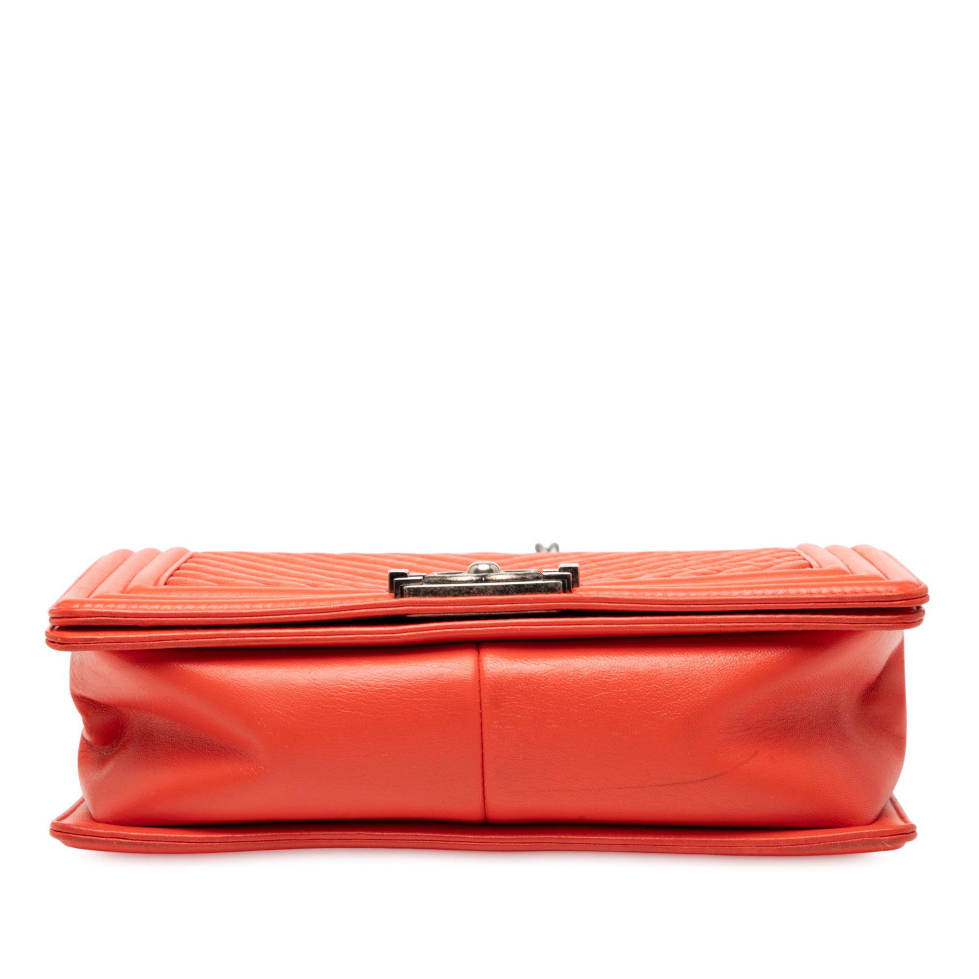 Chanel Old Medium Chevron Lambskin Boy Flap - image 3