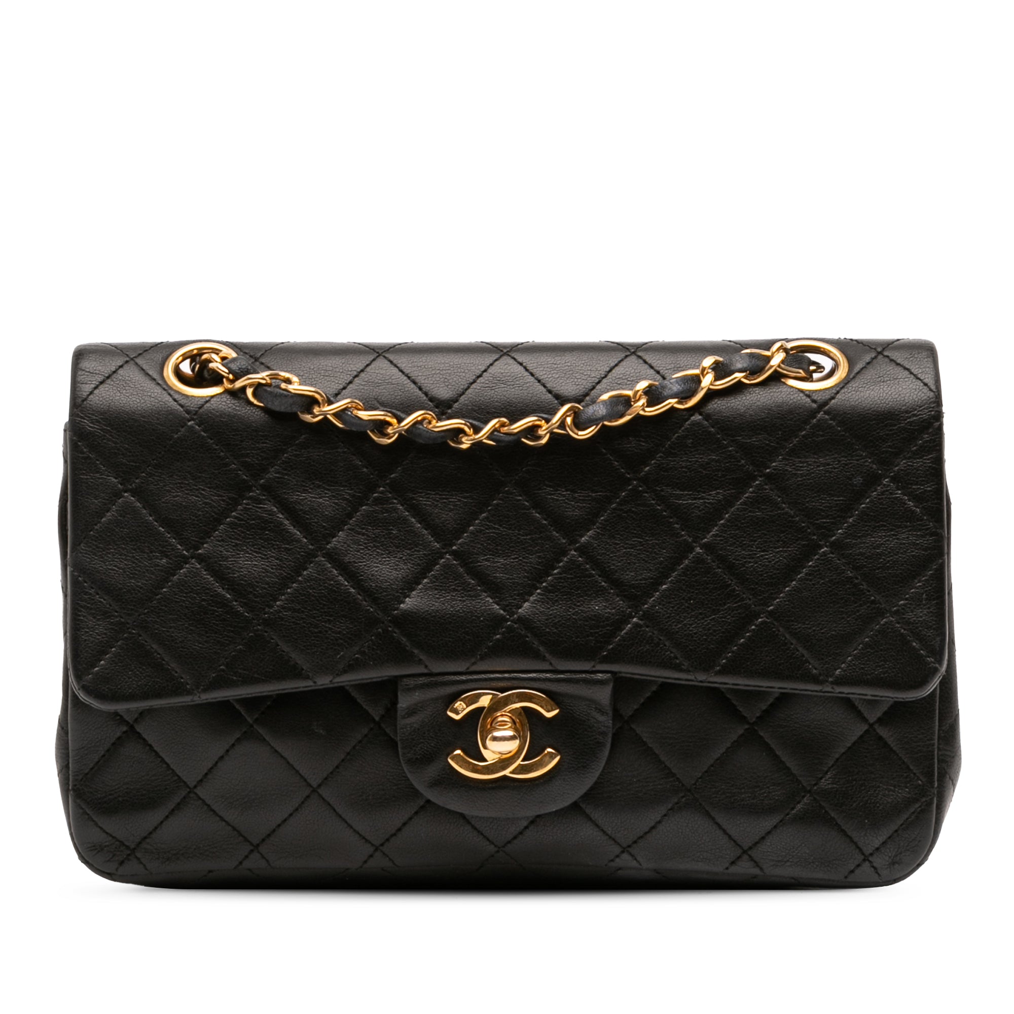 Chanel Small Classic Lambskin Double Flap - image 1