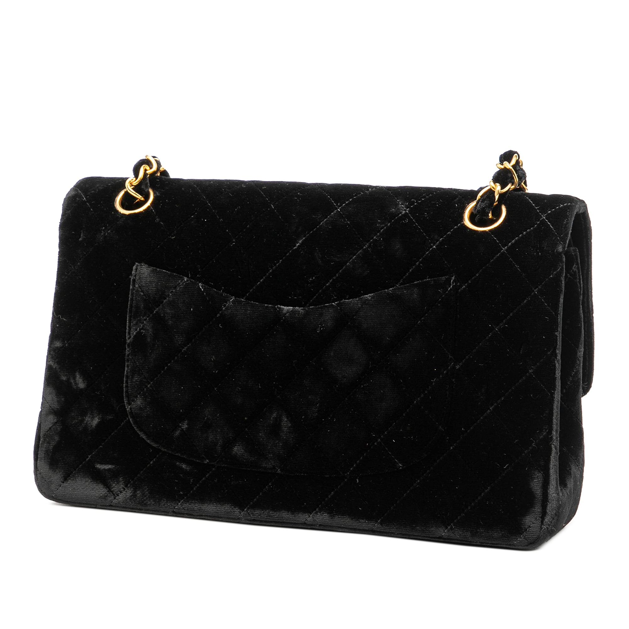 Chanel Medium Classic Velvet Double Flap - image 2