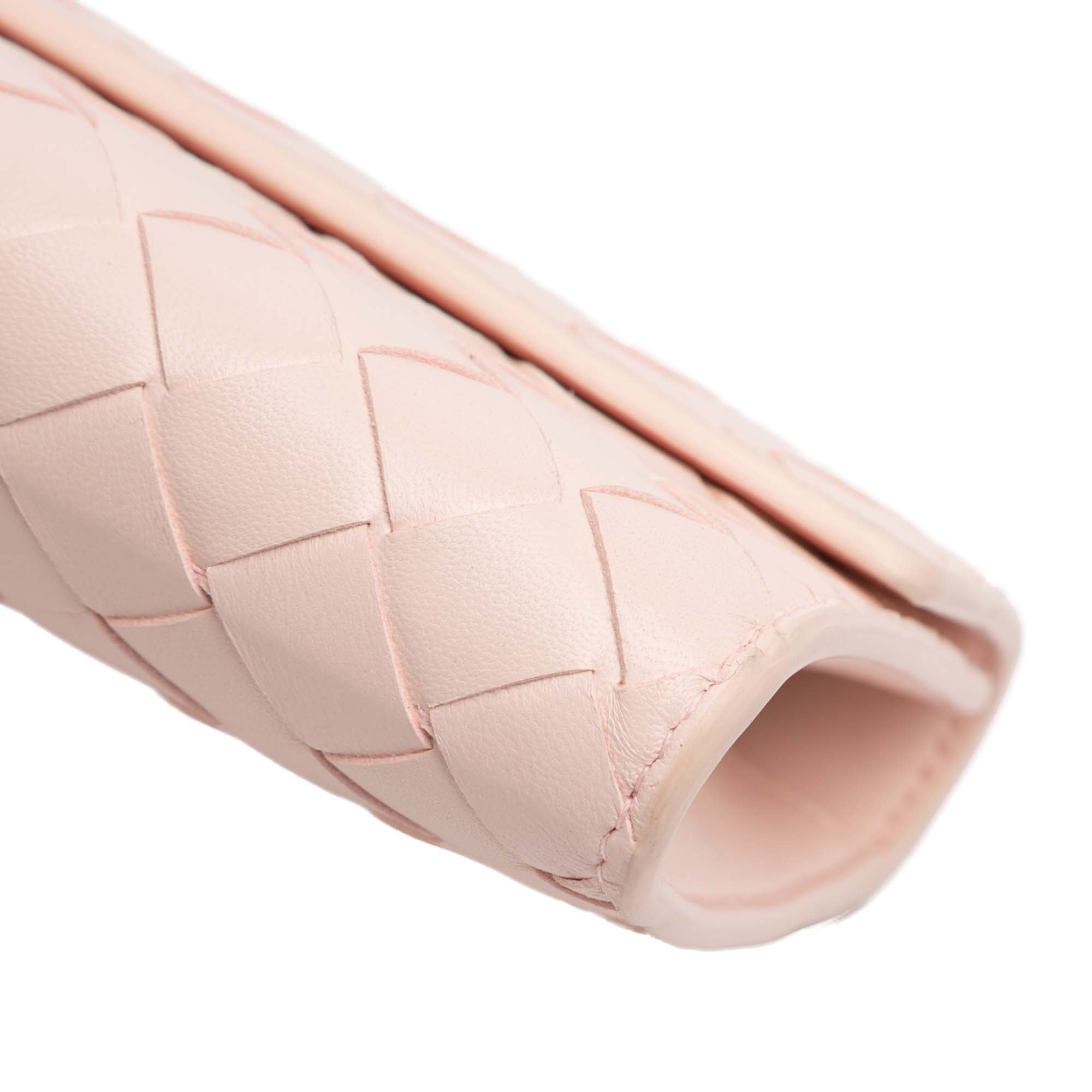 Bottega Veneta Lambskin Intrecciato Andiamo Floral Embellished Clutch - image 9
