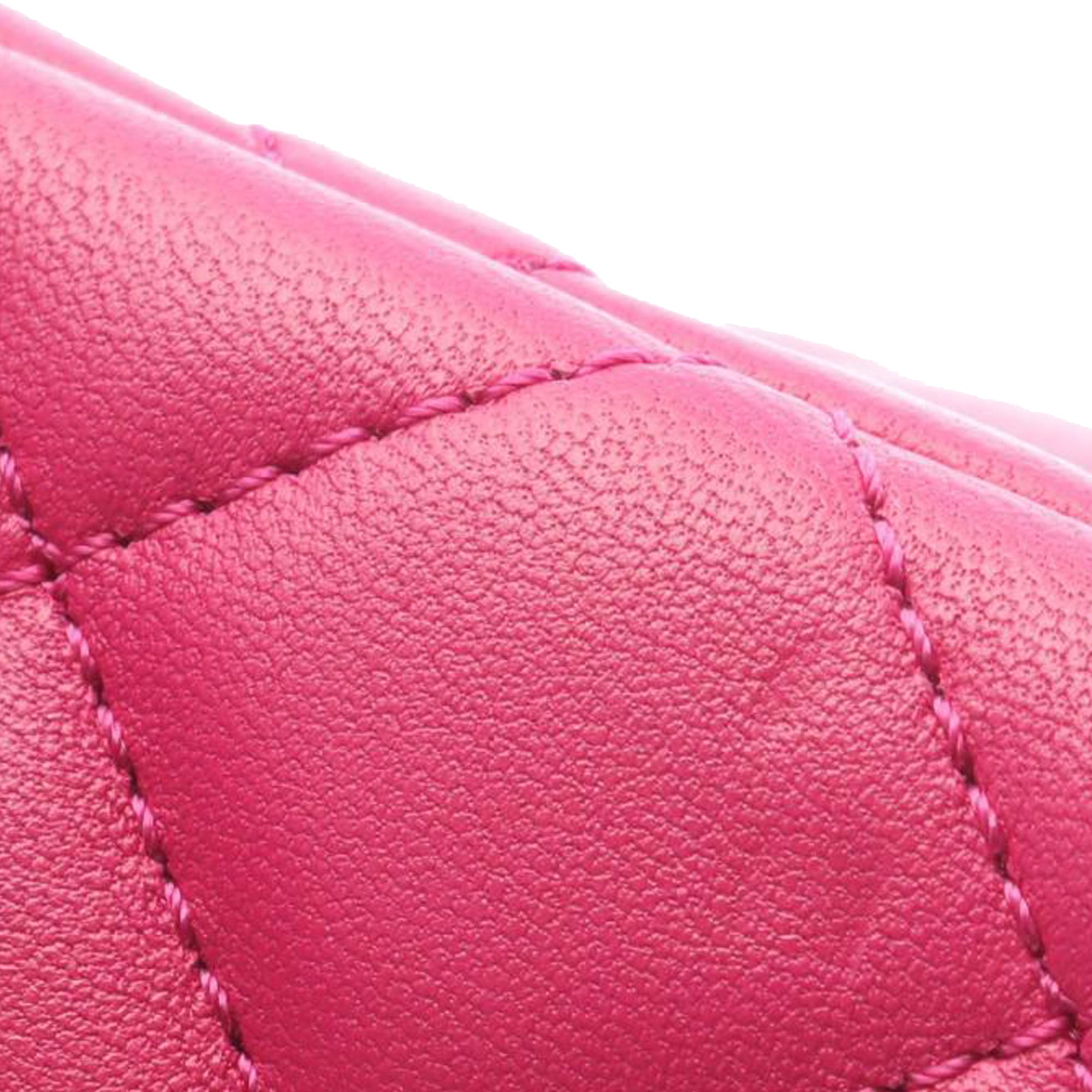Chanel Mini Quilted Lambskin Rectangle Flap - image 13