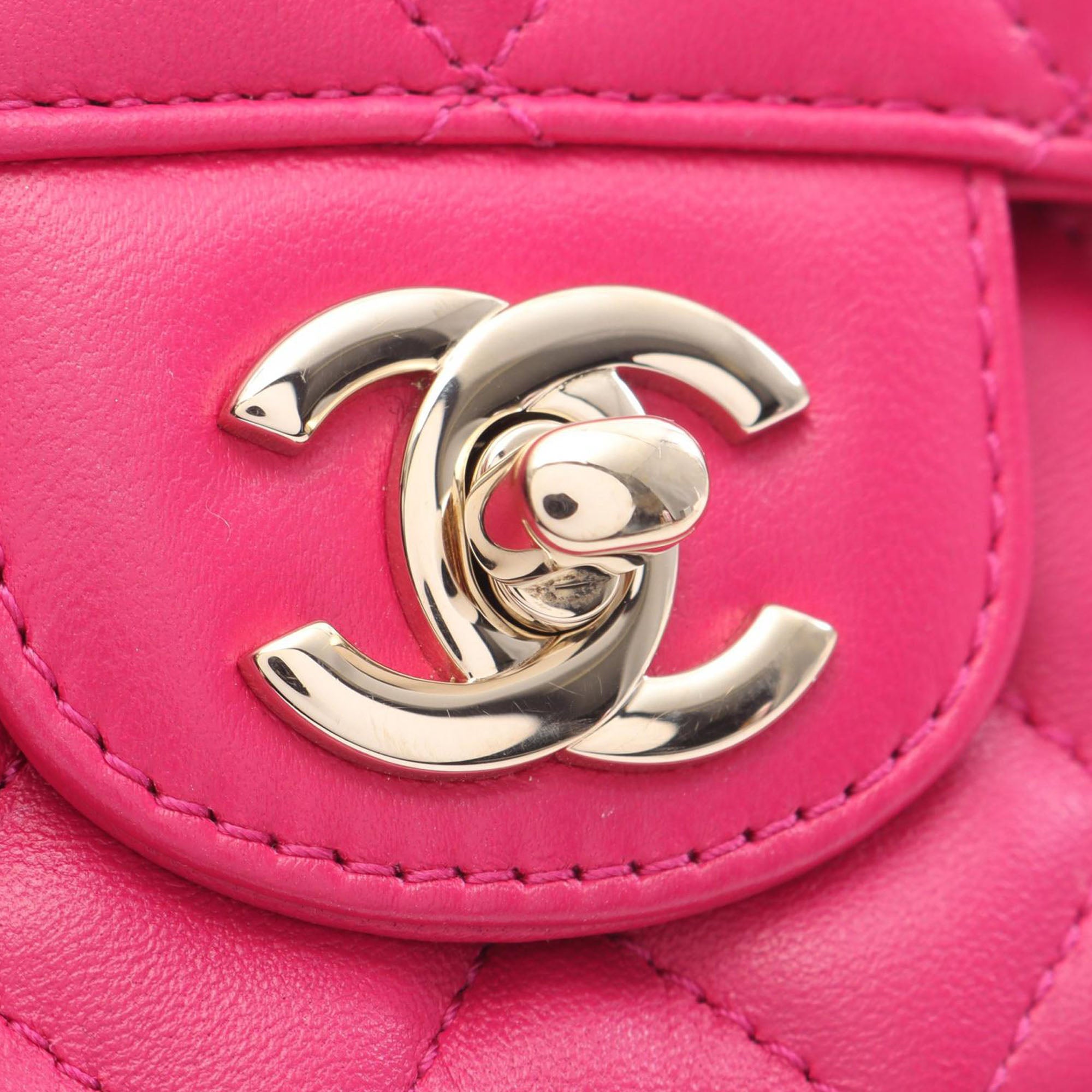 Chanel Mini Quilted Lambskin Rectangle Flap - image 4