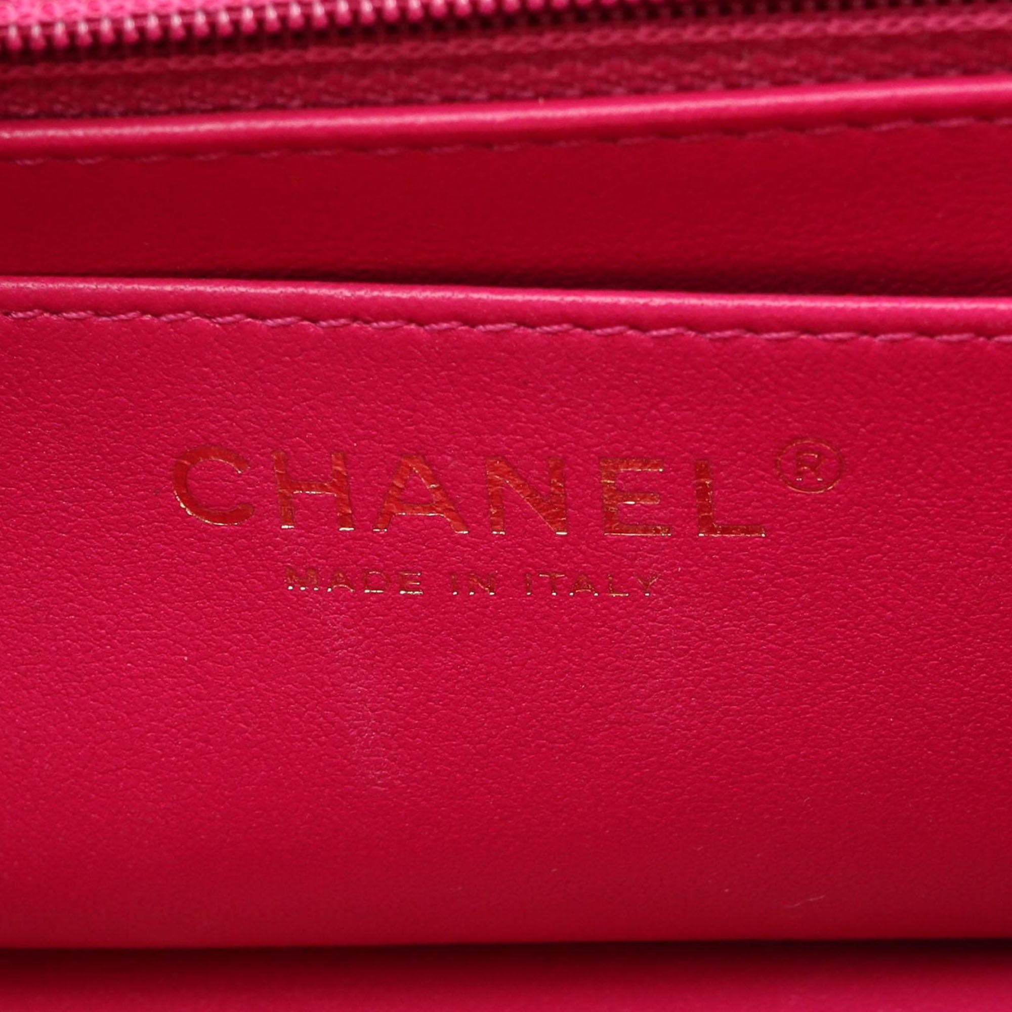 Chanel Mini Quilted Lambskin Rectangle Flap - image 5