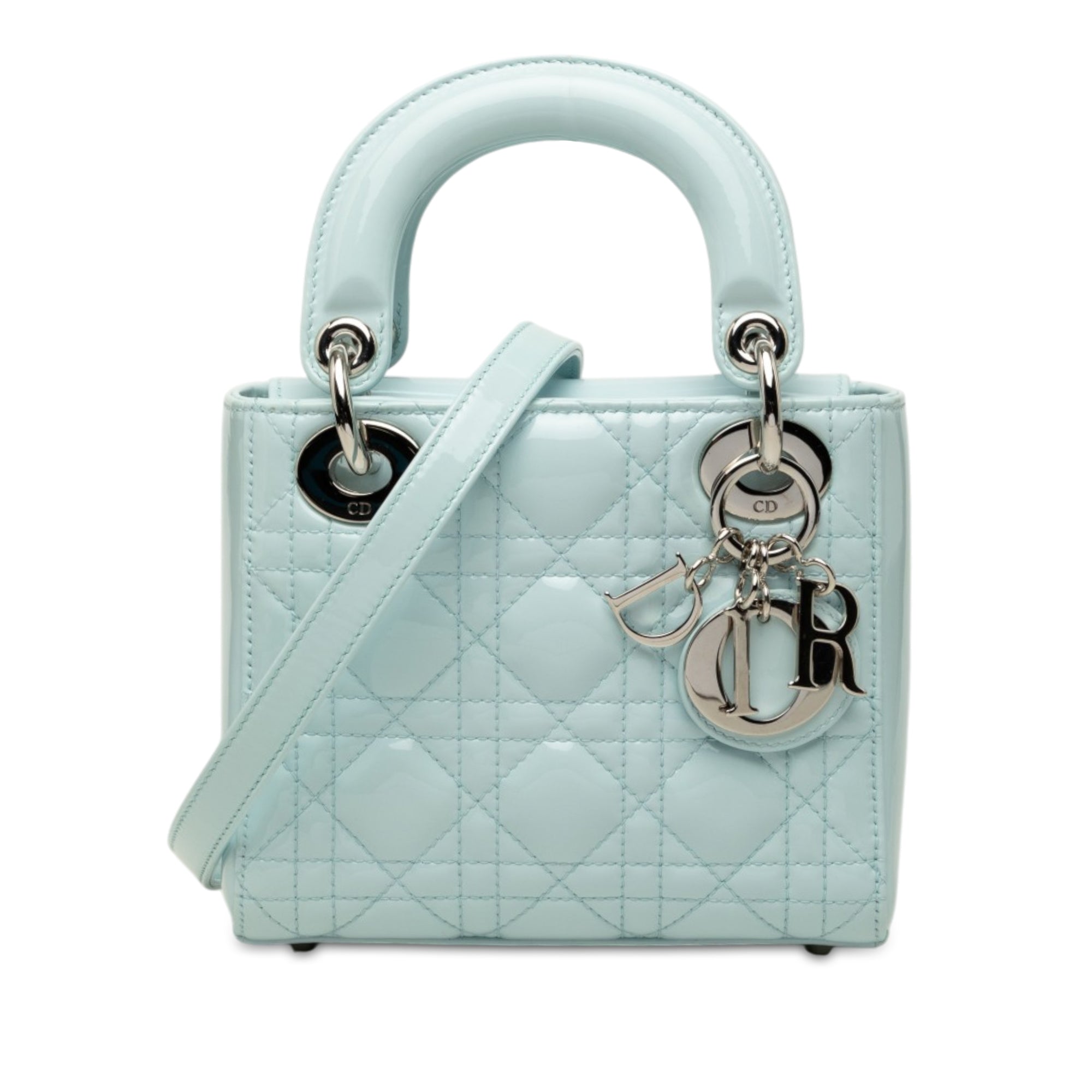 Dior Mini Patent Cannage Lady Dior - image 1