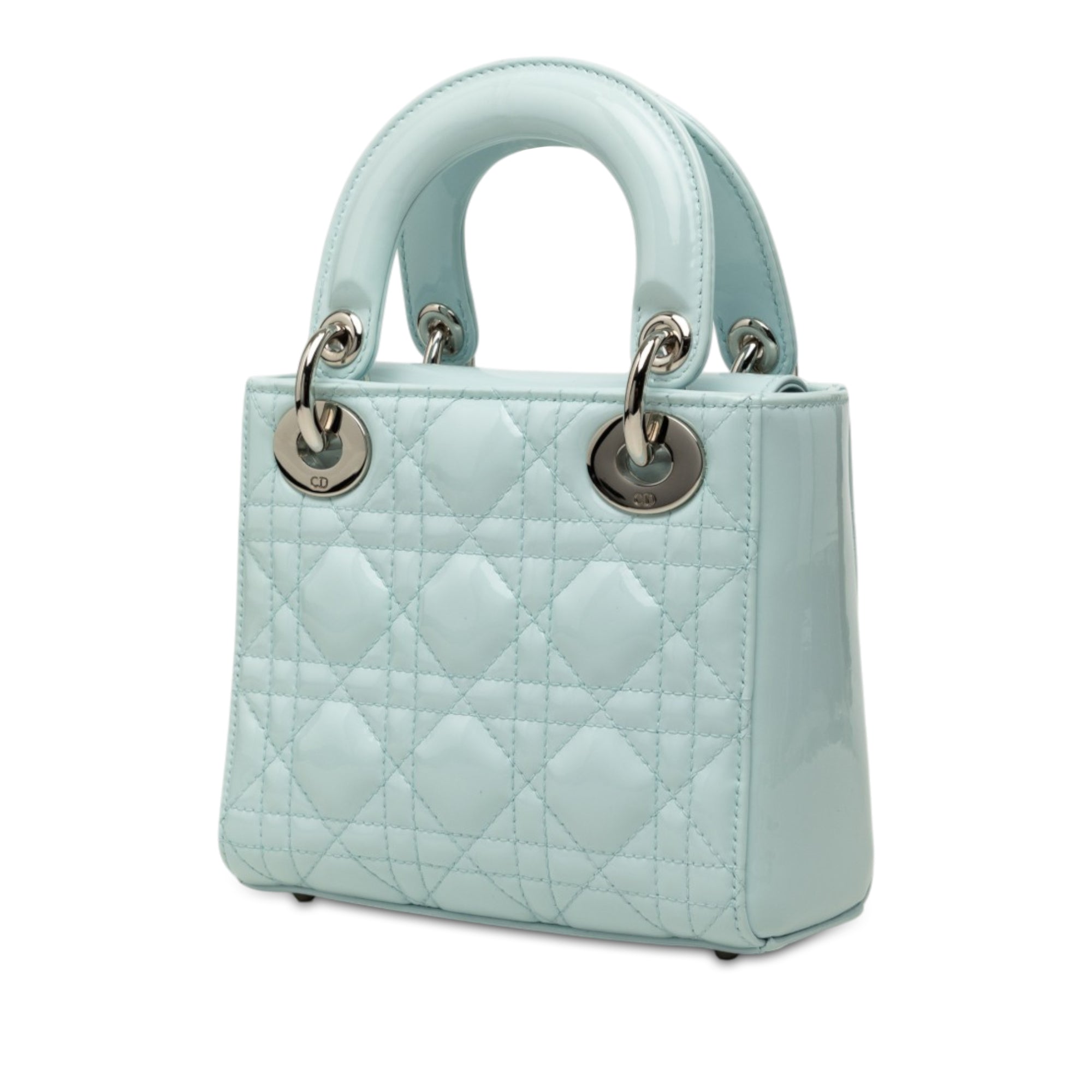 Dior Mini Patent Cannage Lady Dior - image 2