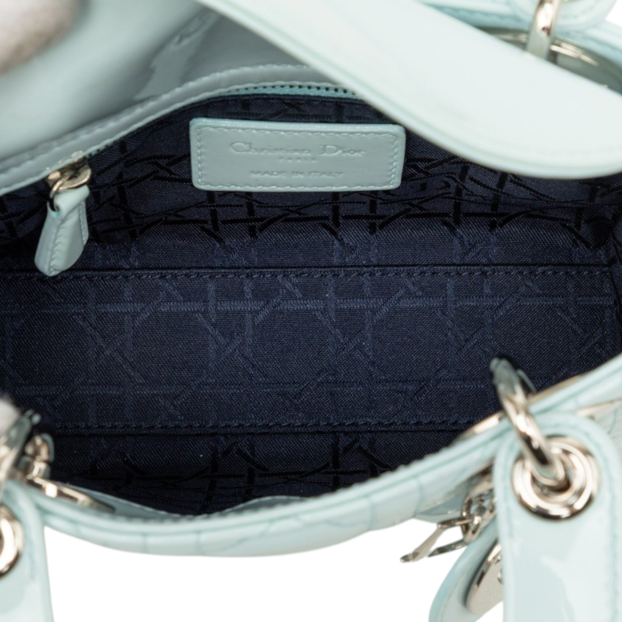 Dior Mini Patent Cannage Lady Dior - image 4