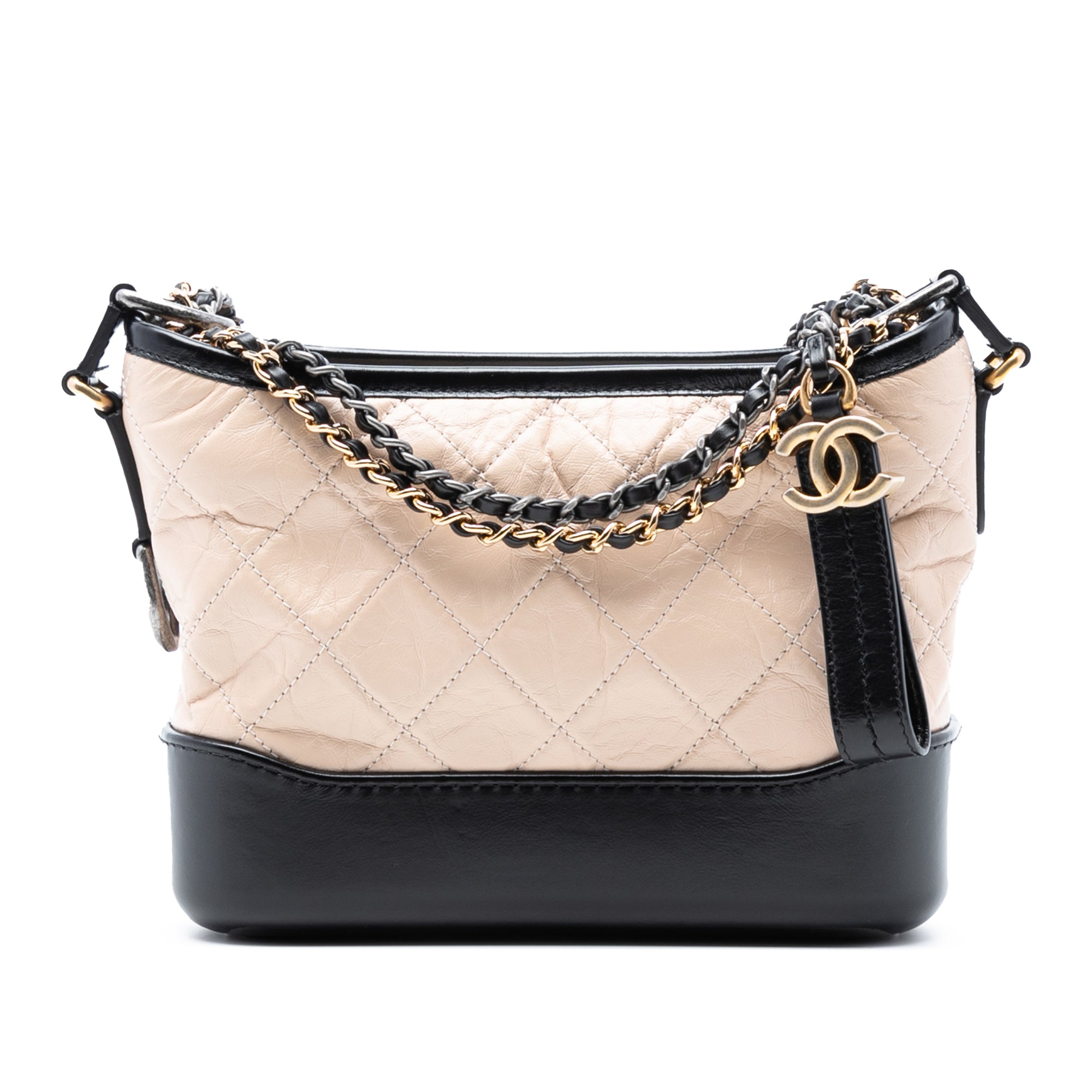 Chanel Small Bicolor Aged Calfskin Gabrielle Crossbody - image 1