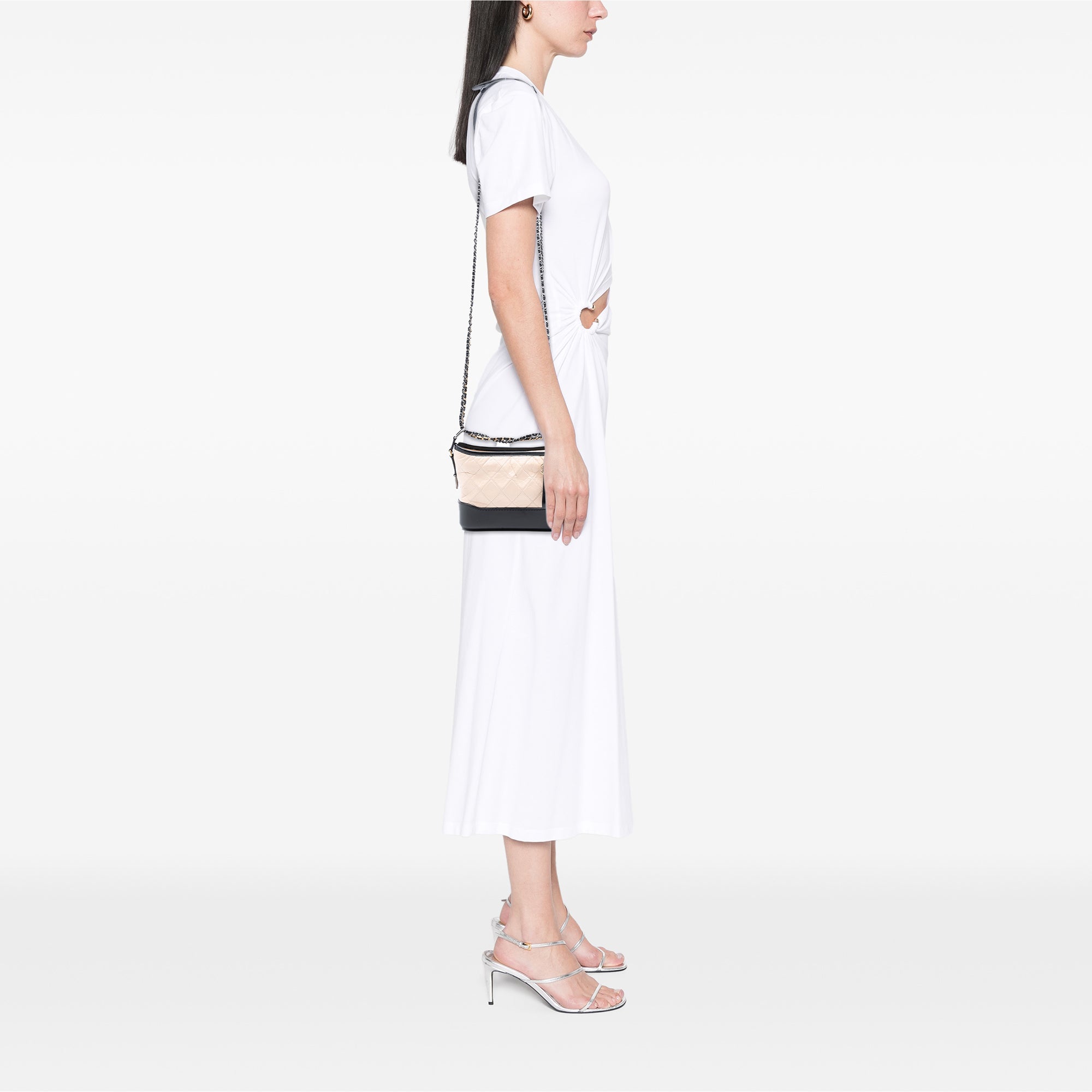 Chanel Small Bicolor Aged Calfskin Gabrielle Crossbody - image 7