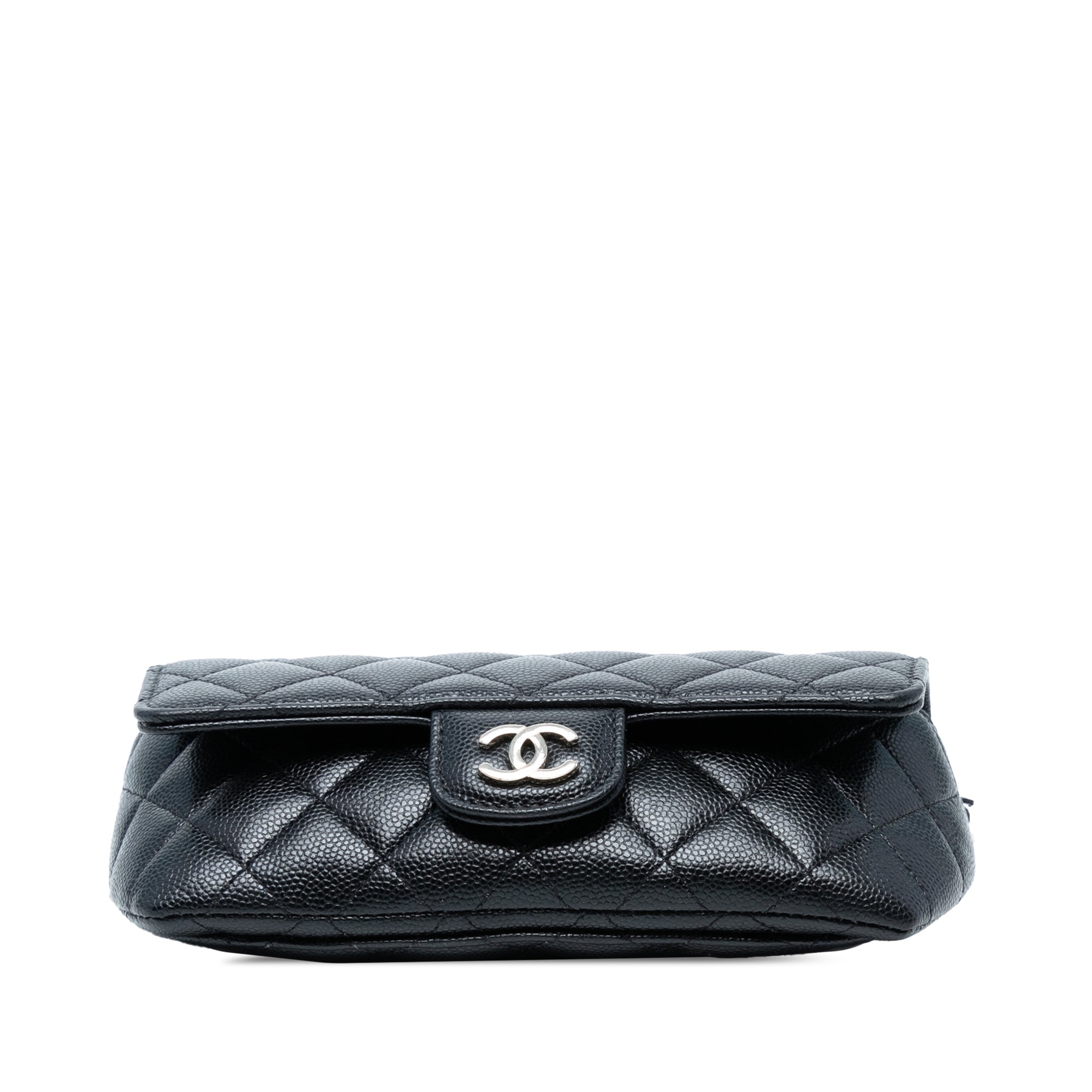 Chanel Caviar Sunglasses Case on Chain - image 3