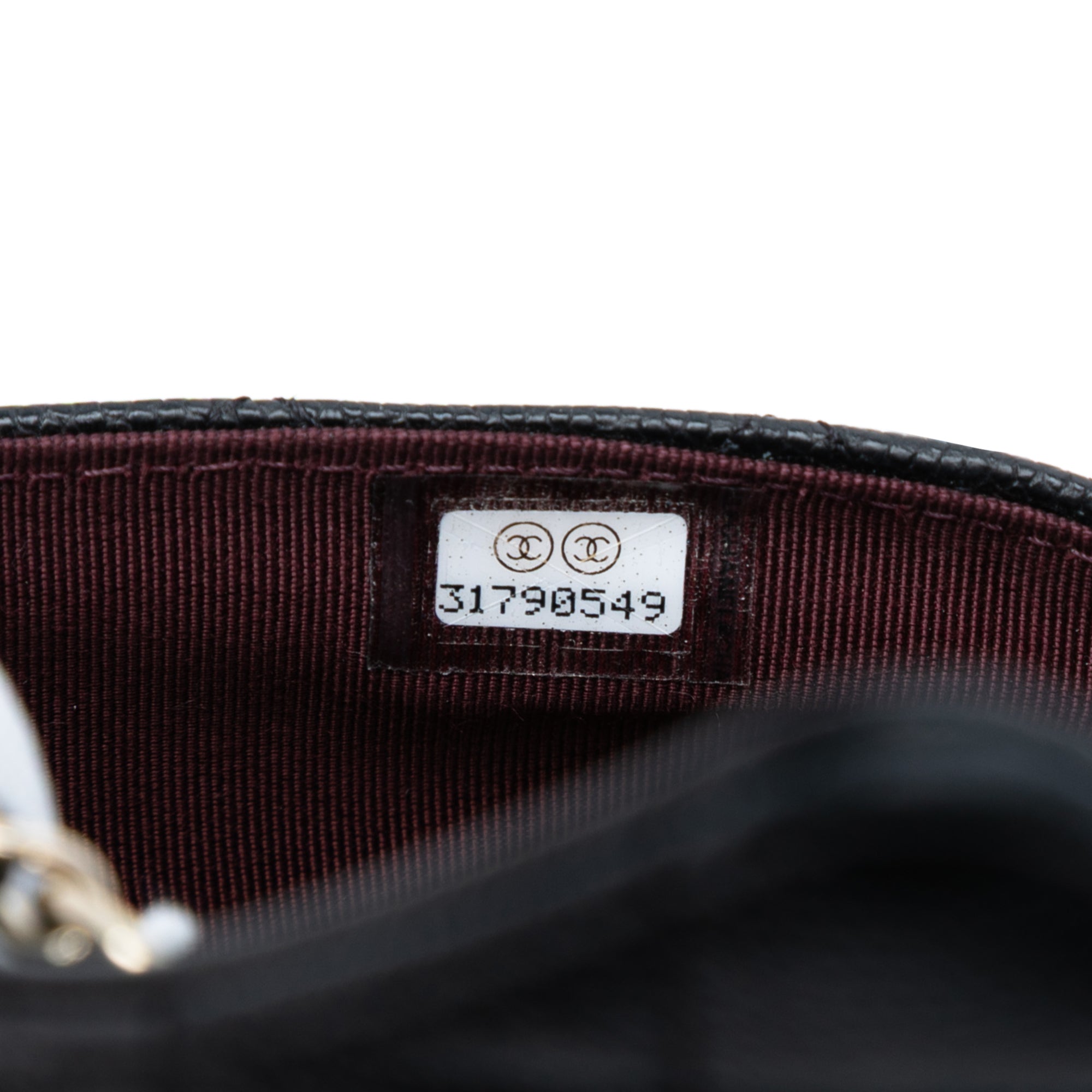 Chanel Caviar Sunglasses Case on Chain - image 5