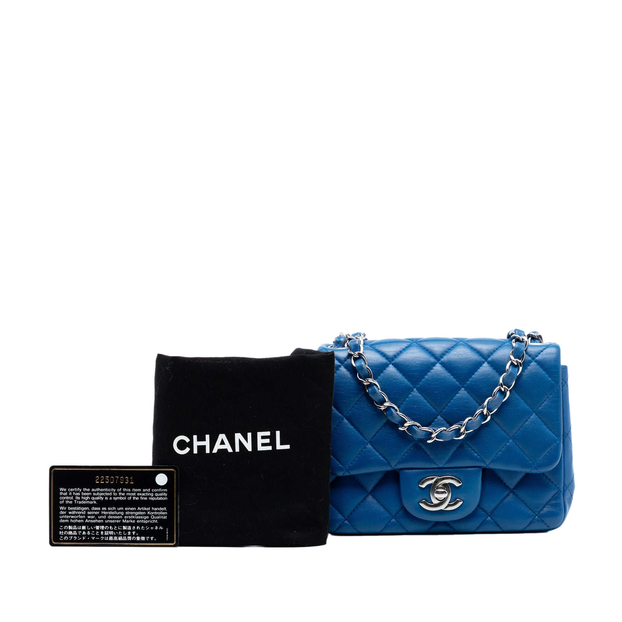 Chanel Mini Square Classic Lambskin Single Flap - image 8
