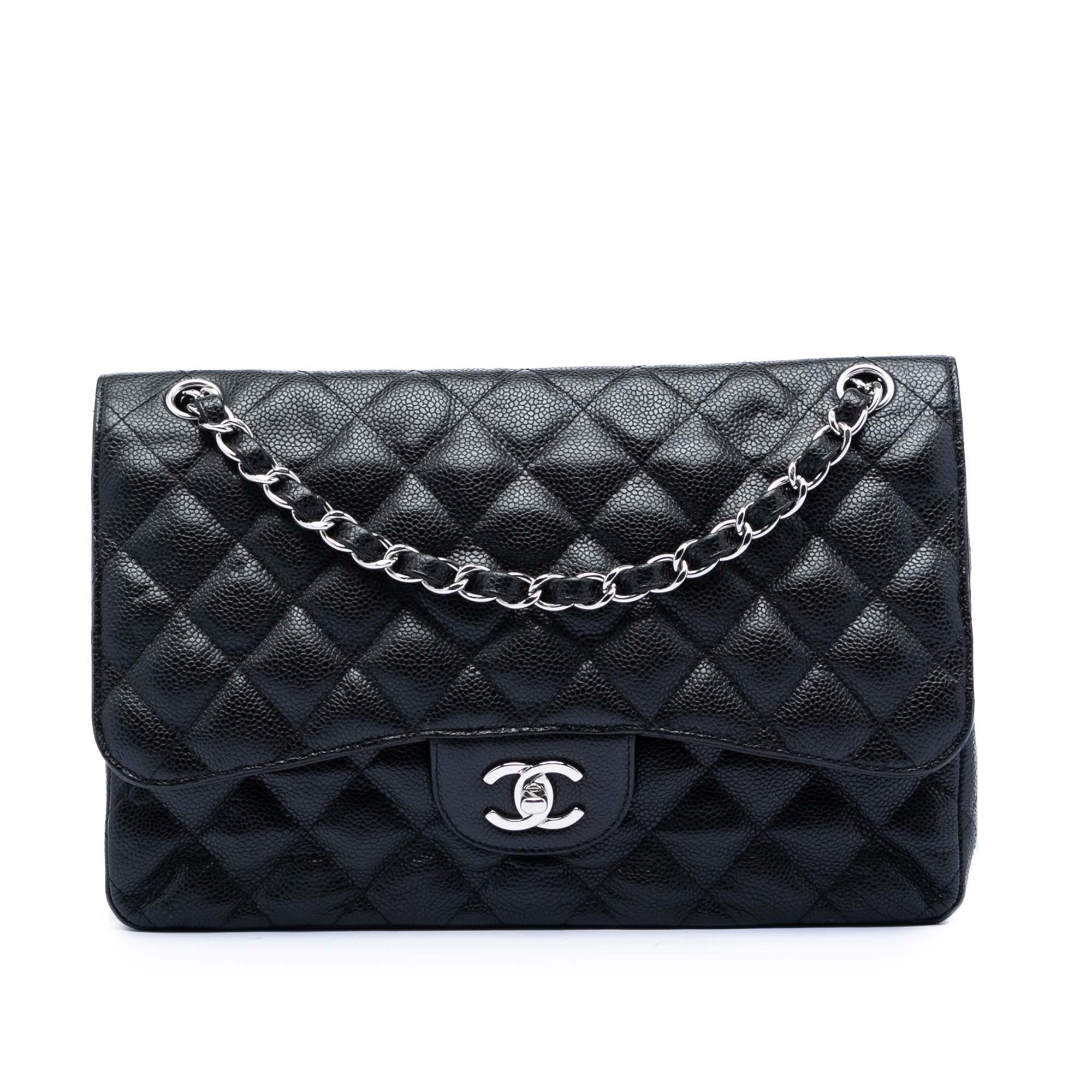 Chanel Jumbo Classic Caviar Double Flap - image 1