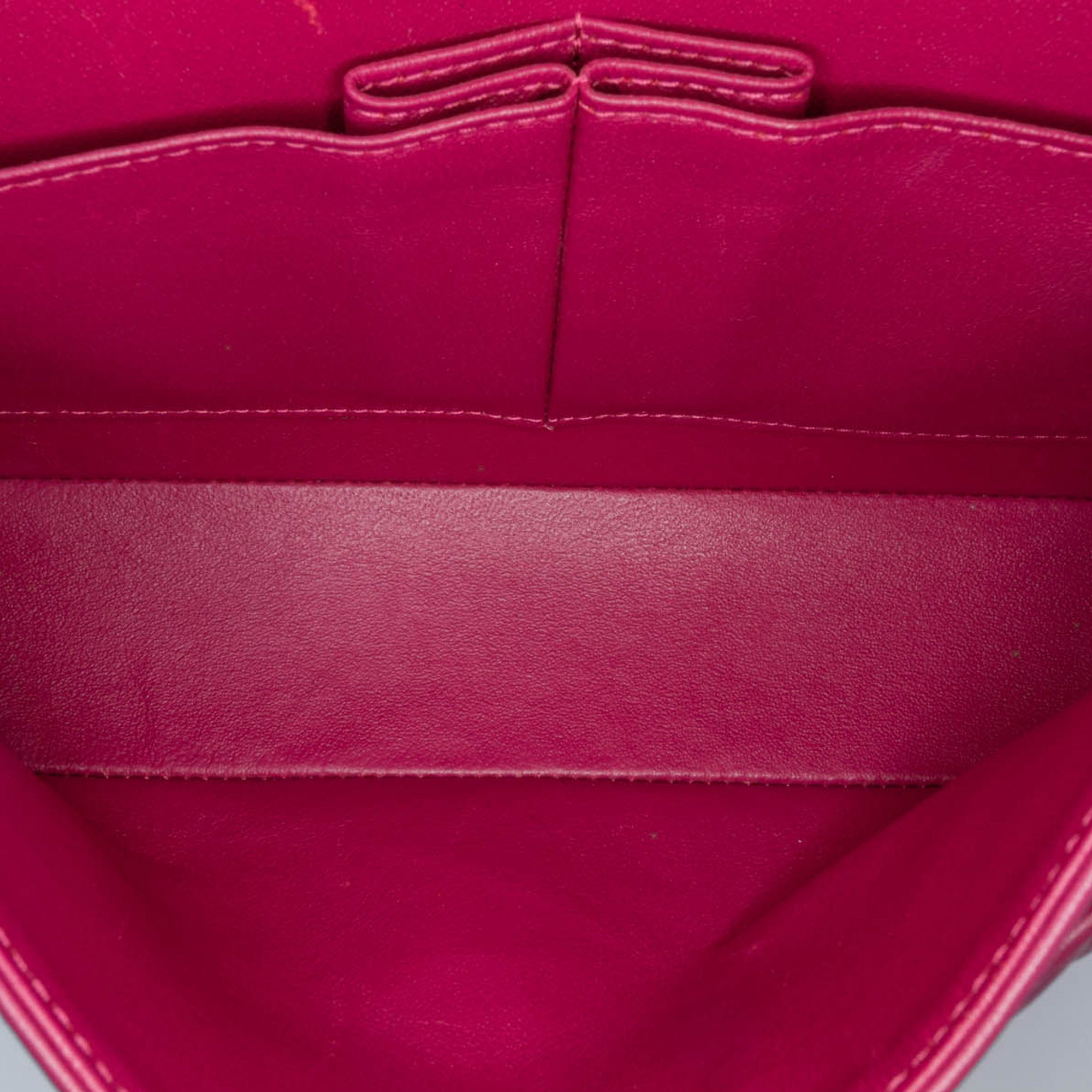 Chanel Small Classic Chevron Lambskin Double Flap - image 4