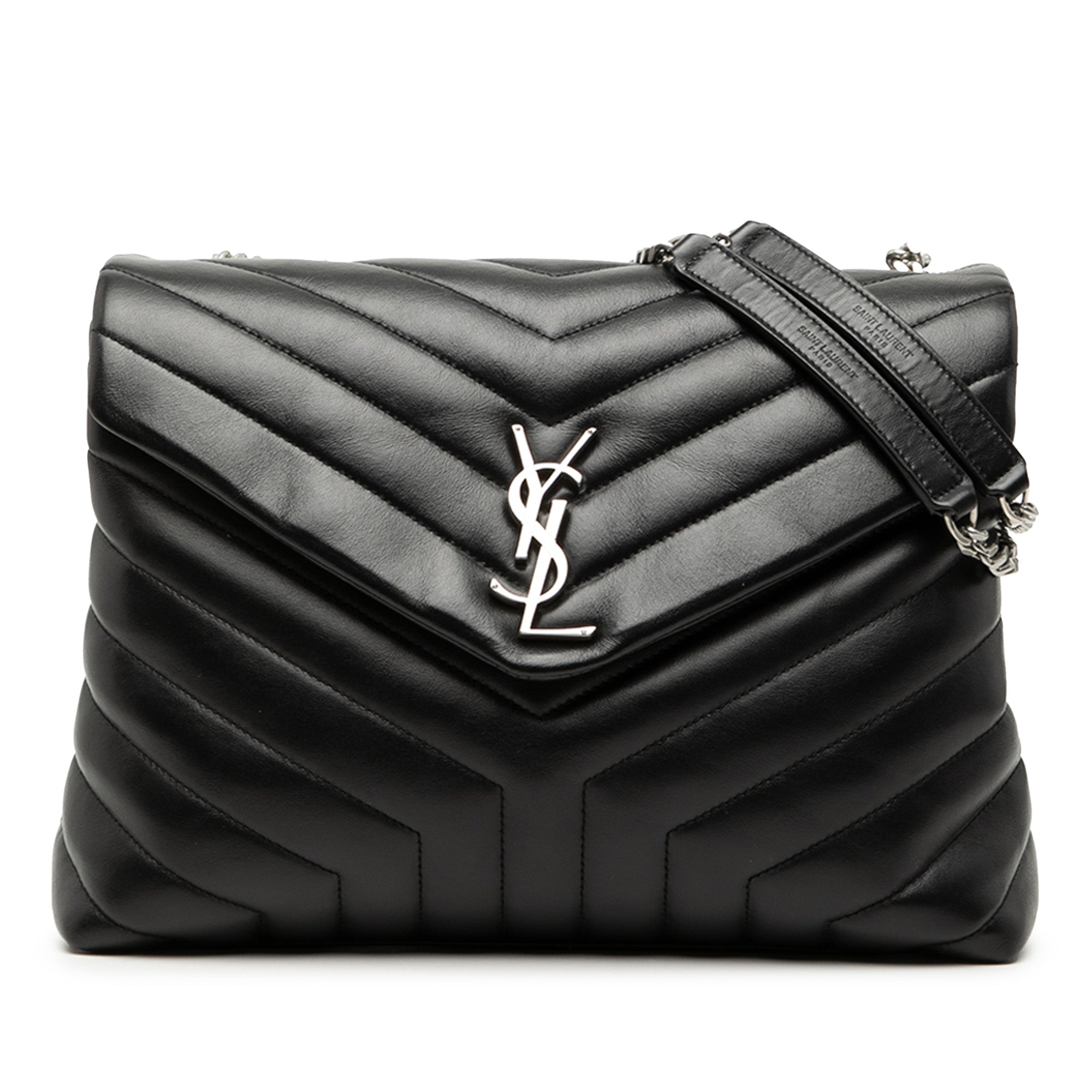 Saint Laurent Medium Matelasse Calfskin Monogram LouLou Shoulder Bag - image 1