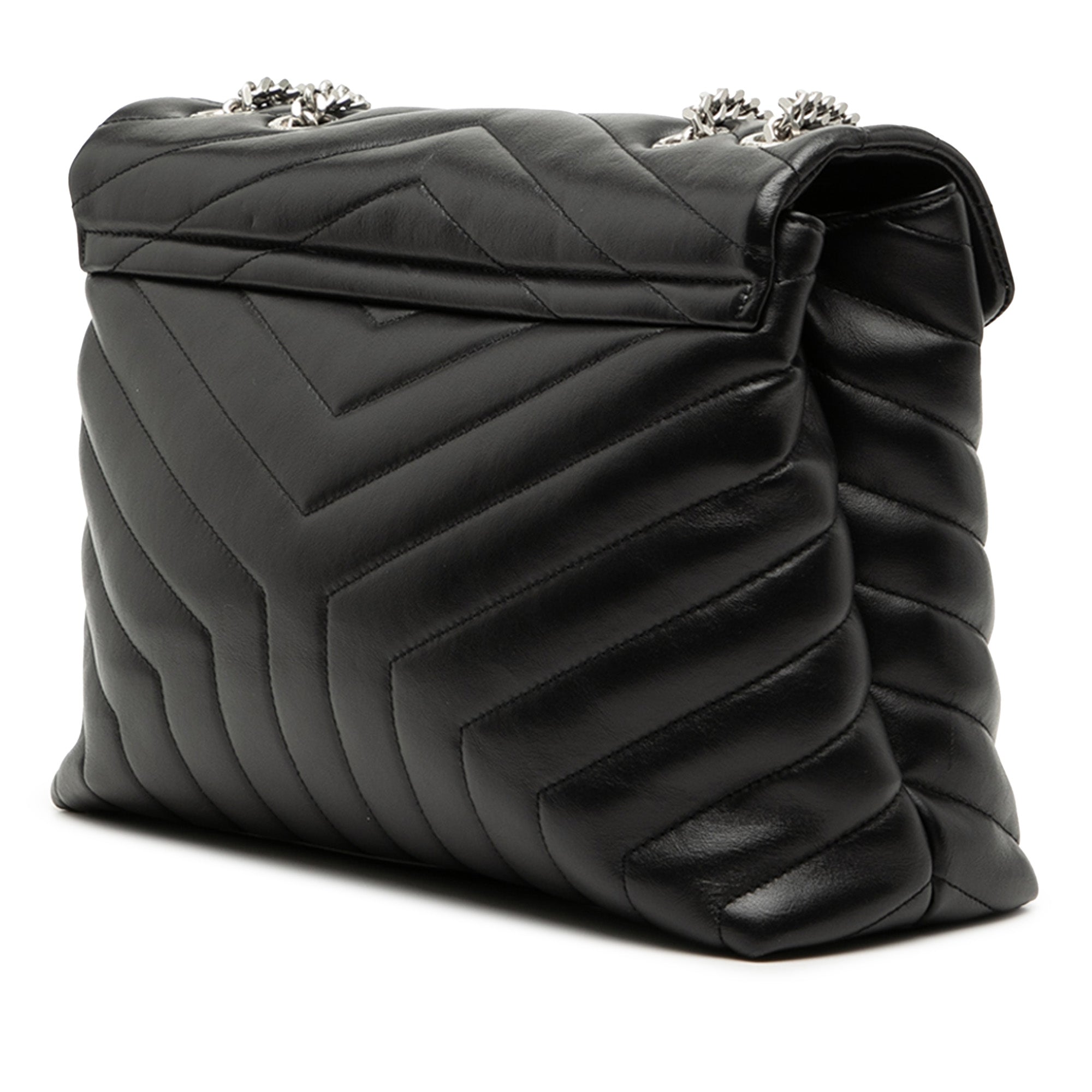 Saint Laurent Medium Matelasse Calfskin Monogram LouLou Shoulder Bag - image 2