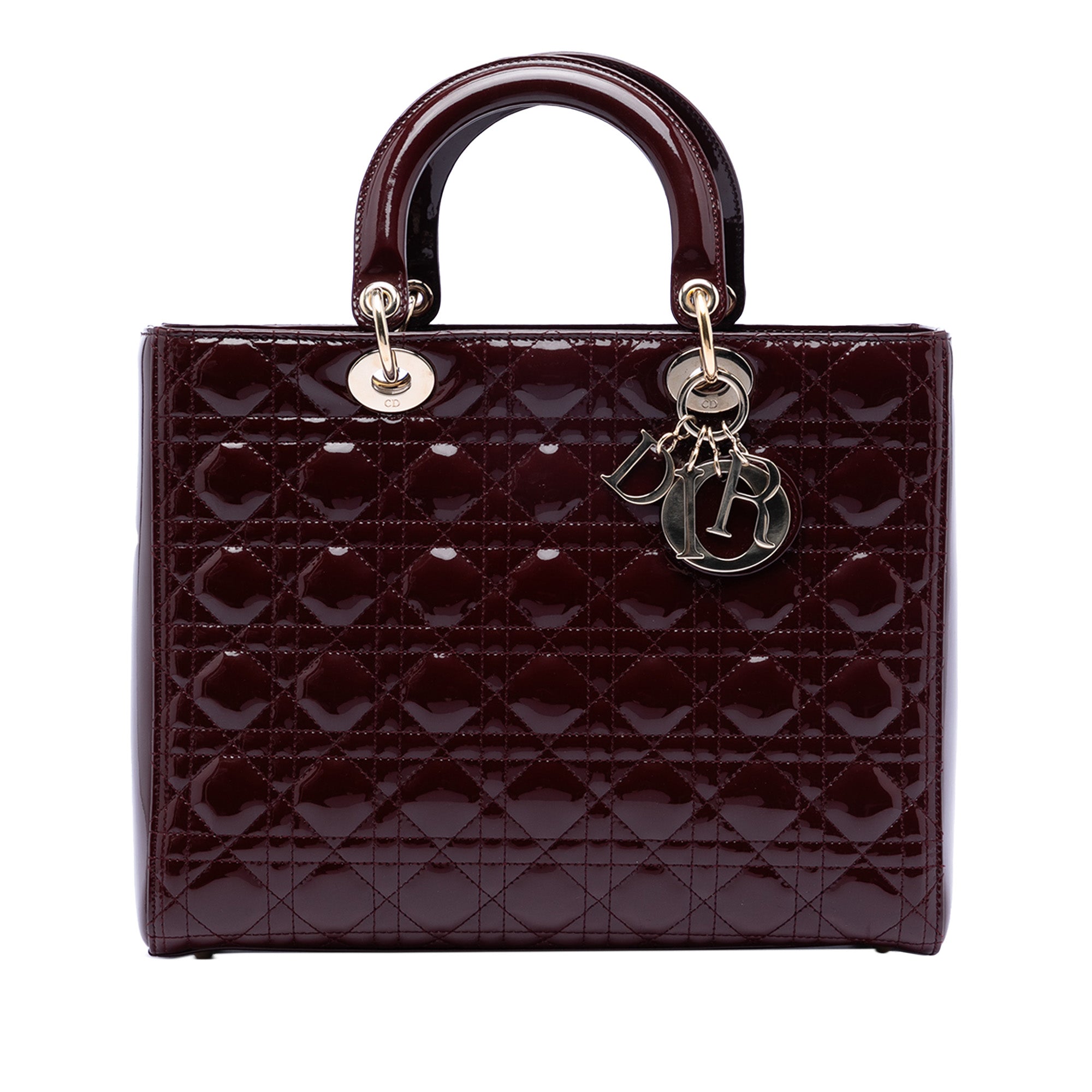 Dior Large Patent Cannage Lady Dior - image 1