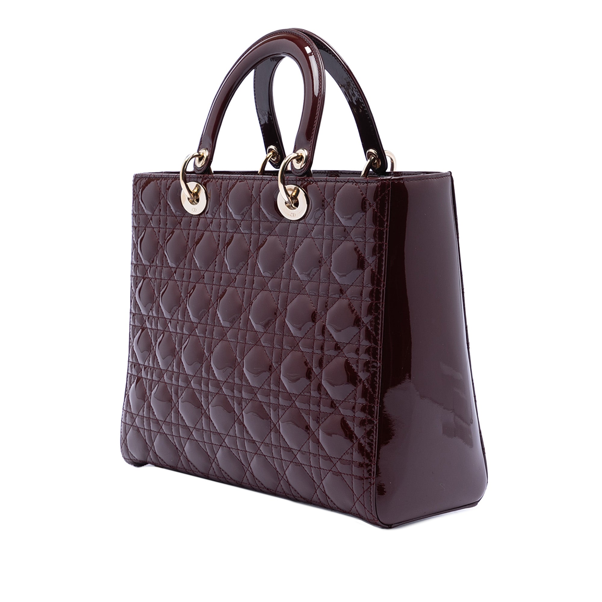 Dior Large Patent Cannage Lady Dior - image 2