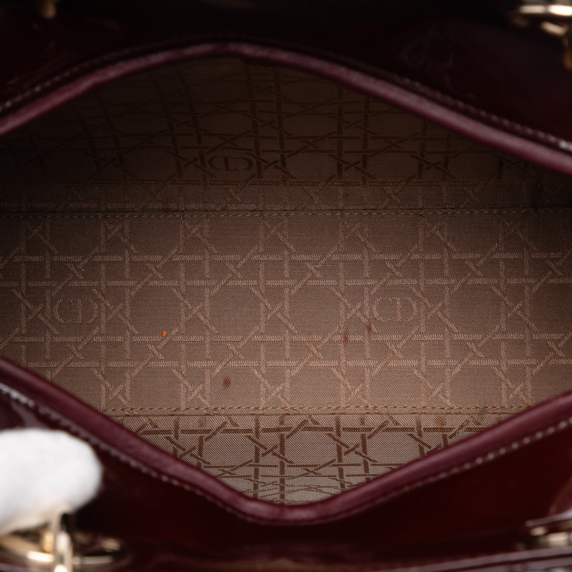 Dior Large Patent Cannage Lady Dior - image 4