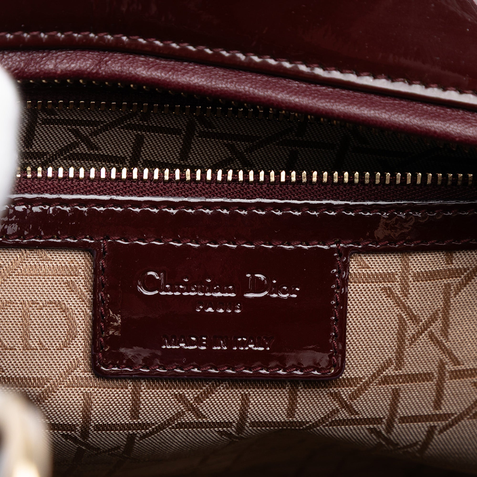 Dior Large Patent Cannage Lady Dior - image 5