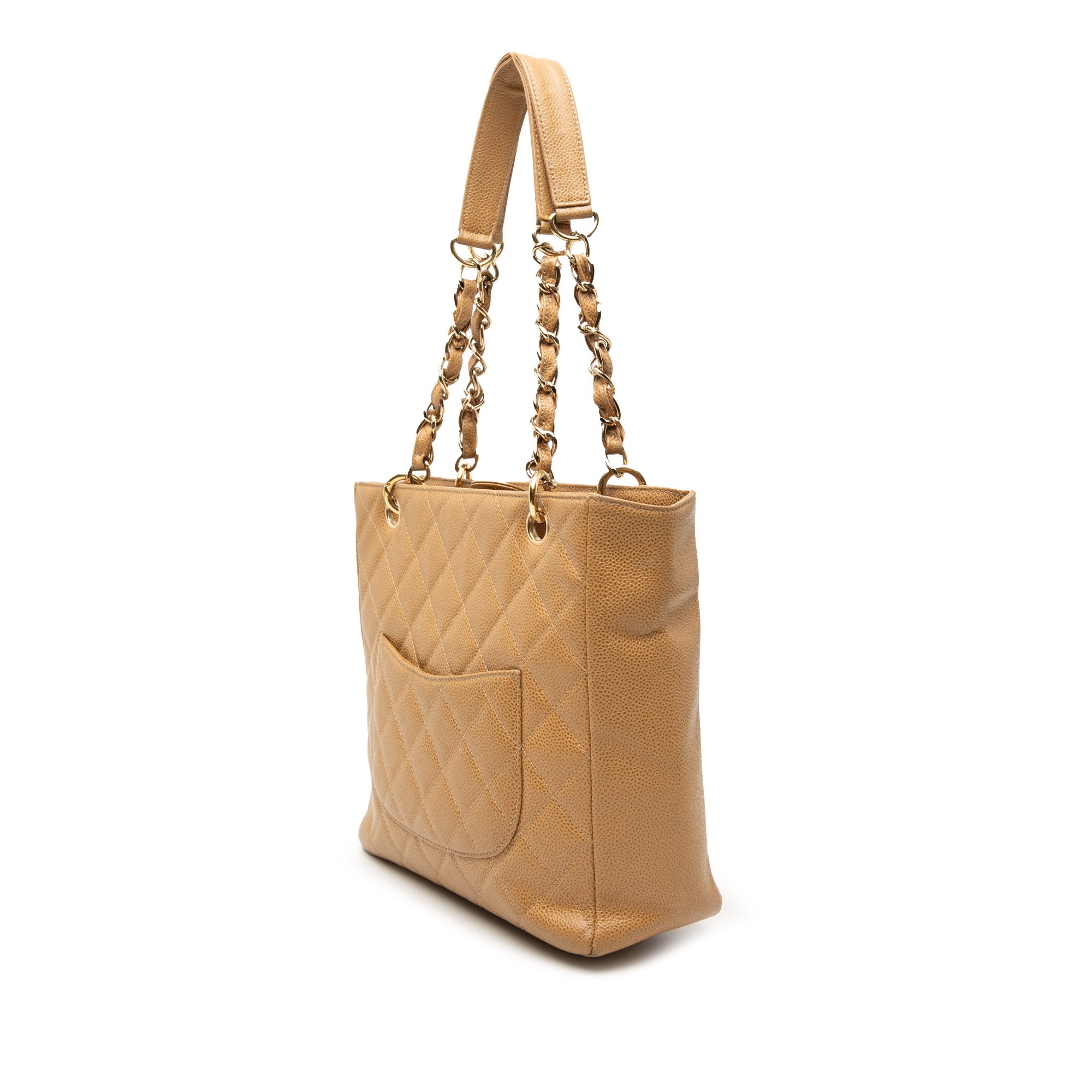 Chanel Caviar Petite Shopping Tote - image 2